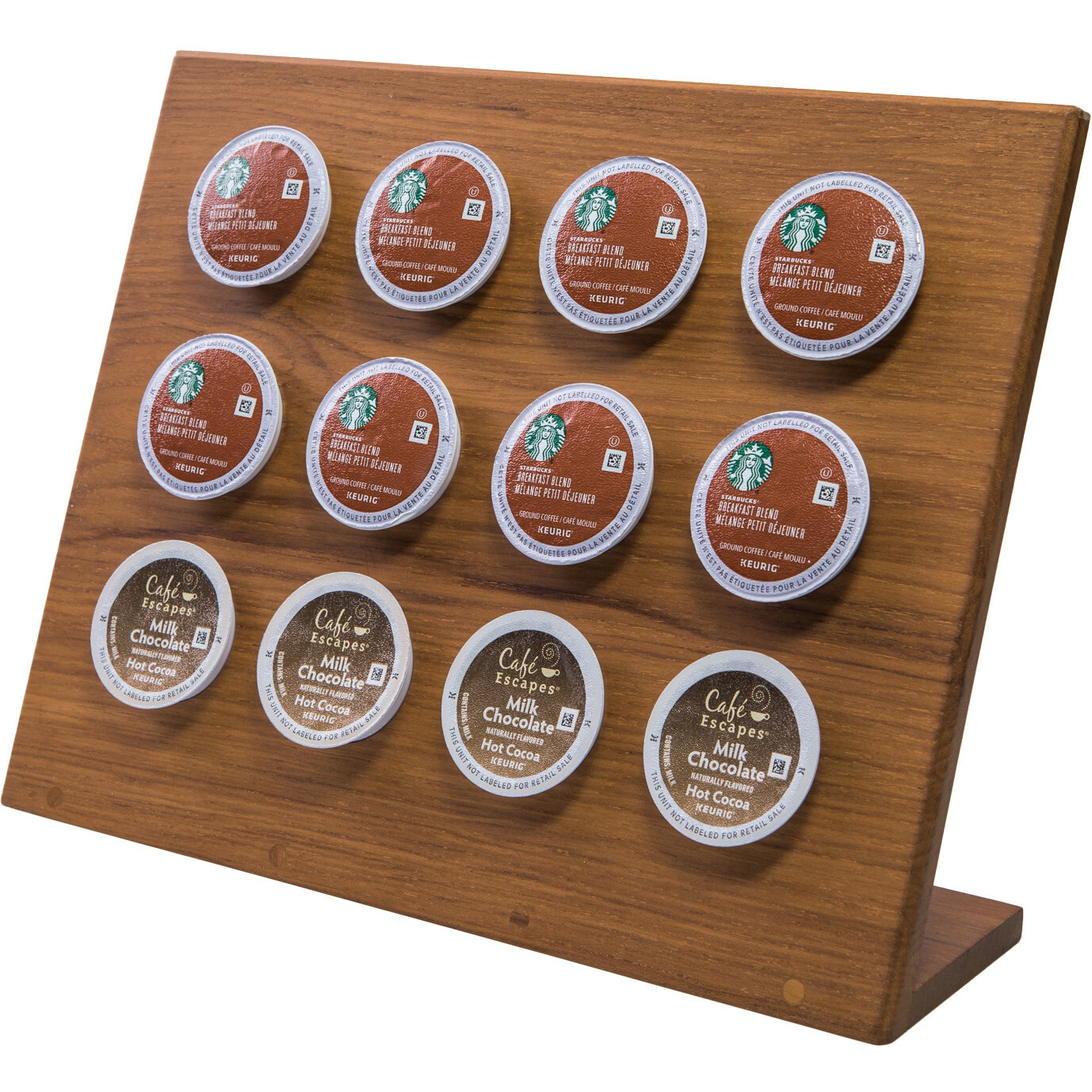 Free Standing 12.00 " Wood Coffee Storage & Accessories