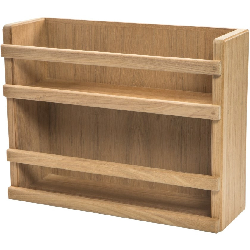 Wall Mounted 13.13 " Wood Spice Rack