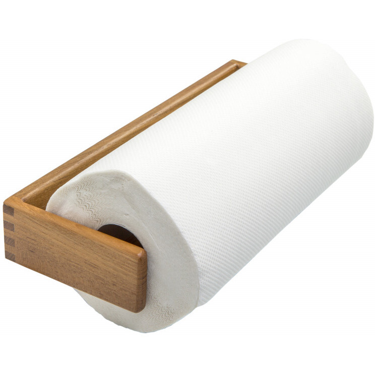Wall Mounted 12.25 " Wood Paper Towel Holder