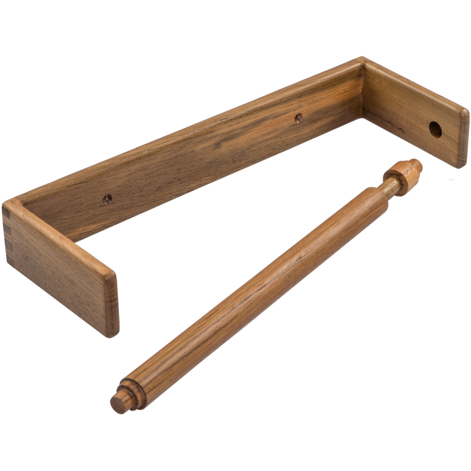 Wall Mounted 12.25 " Wood Paper Towel Holder
