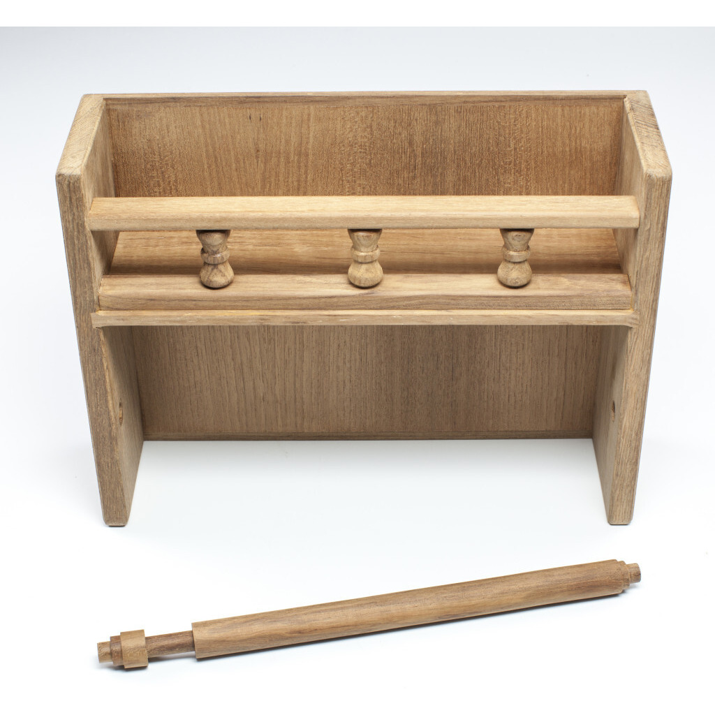 Wall Mounted 13.07 " Wood Spice Jar & Rack Set