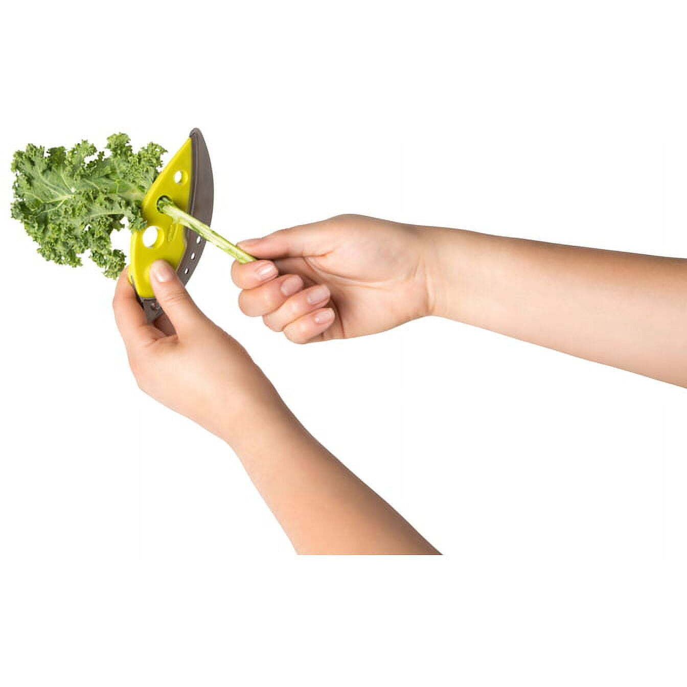 Looseleaf Kale Herb Stripper with ABS Plastic & Stainless Steel&44 Yellow