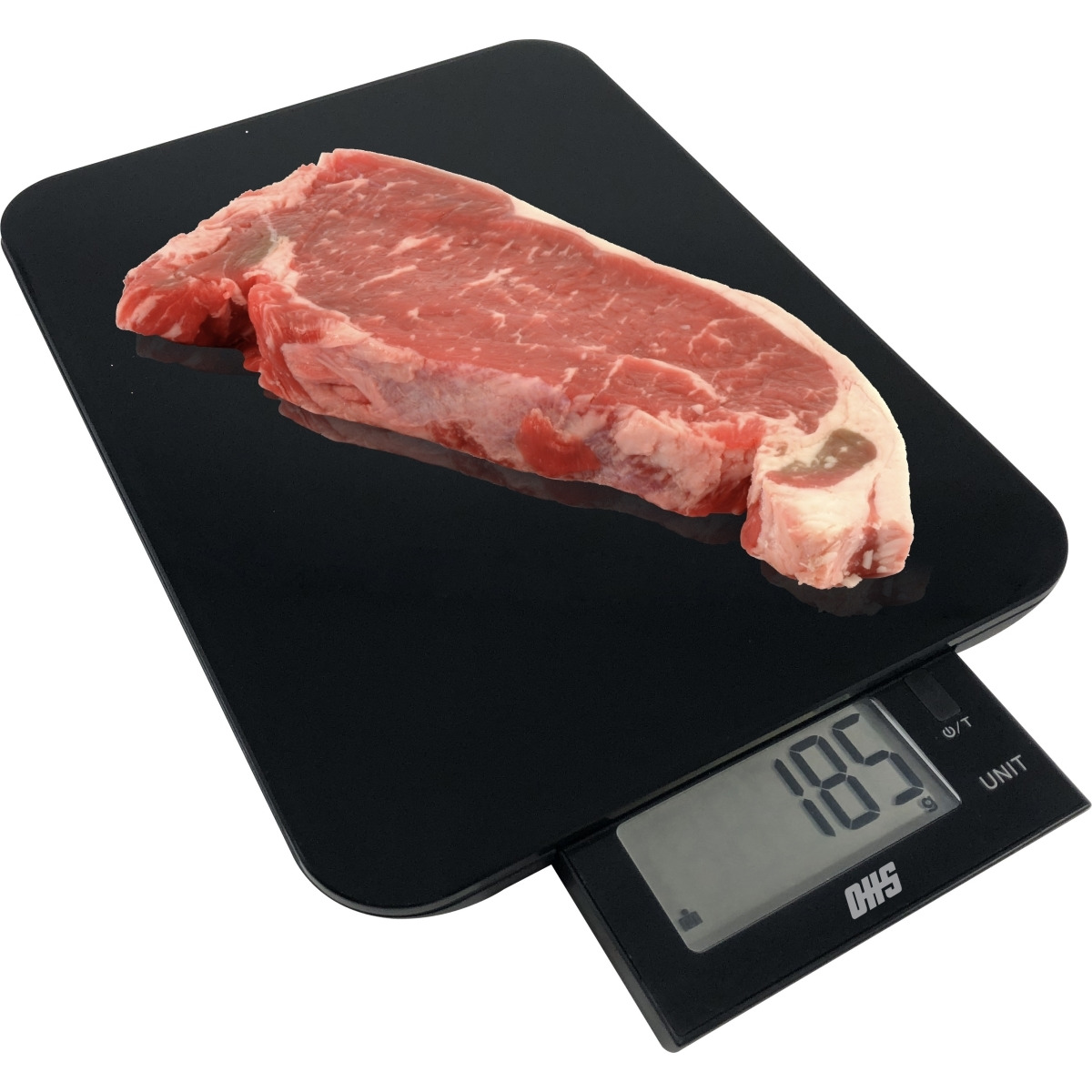 Optima Home Scales  Neptune Kitchen Weight Scale  Black