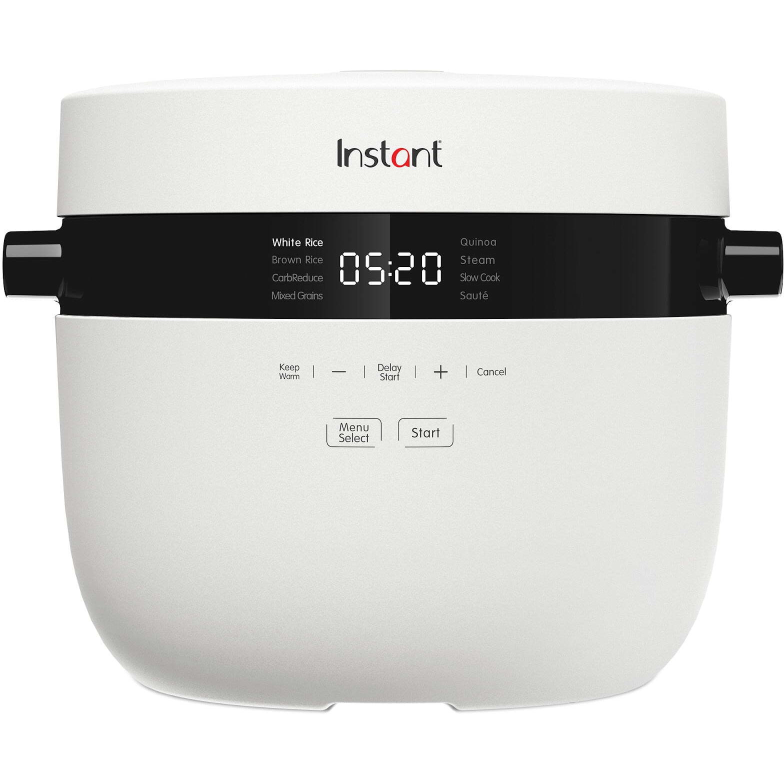 20 Cups Programmable Rice Cooker & Food Steamer - White