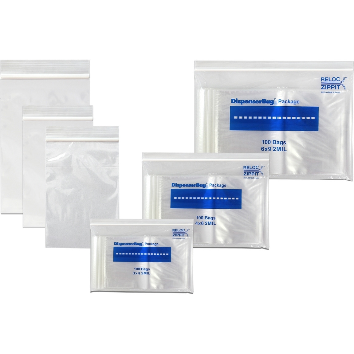 MGPMGZ2P0606 6 x 6 in. Ziplock Bag&44 Clear - 1000 Per Case