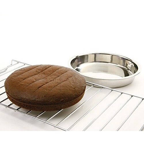 Norpro 9-Inch Stainless Steel Cake Pan, Round