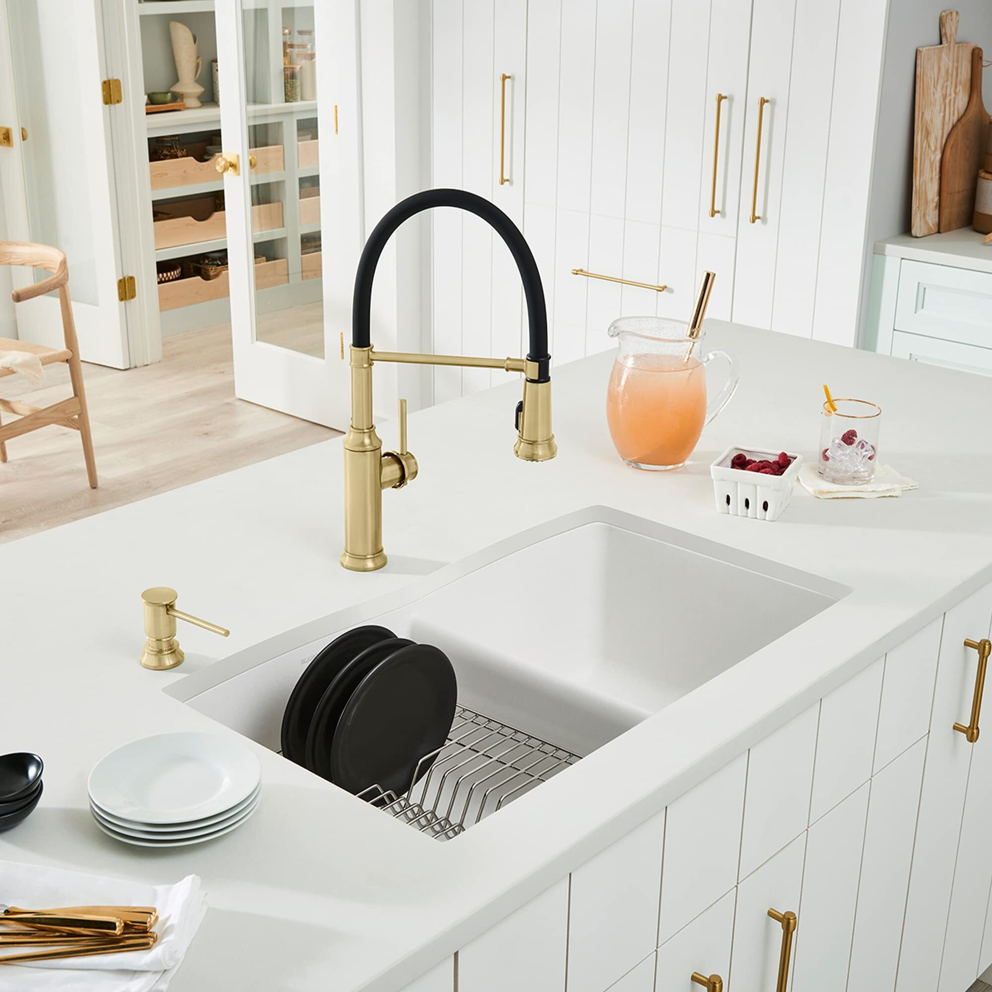 Blanco Diamond Equal Double Bowl SILGRANIT (Um) - White