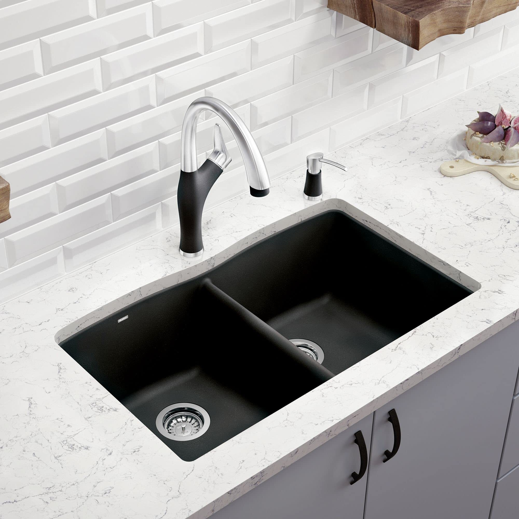 Blanco Diamond Equal Double Bowl SILGRANIT (Um) - Anthracite