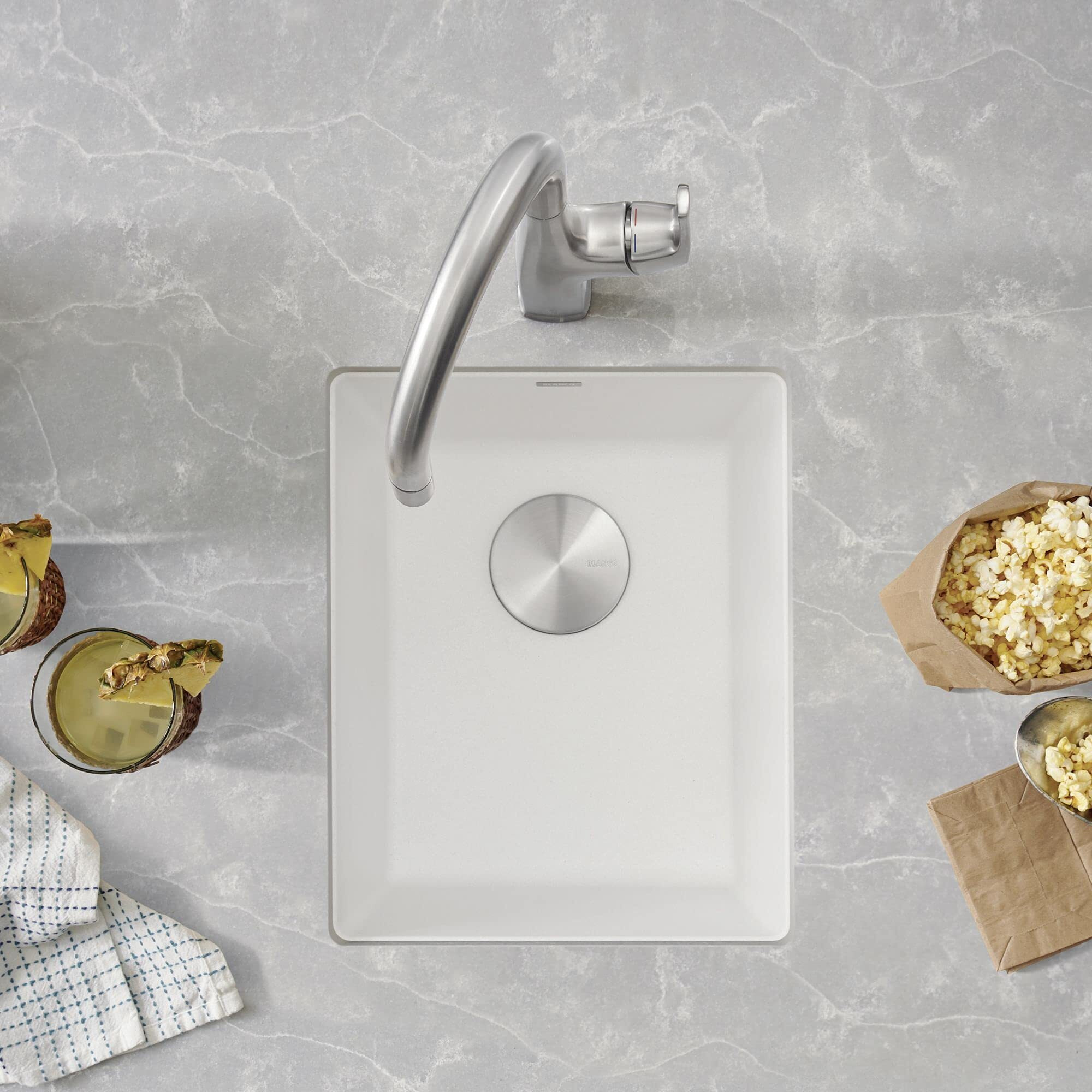 Blanco Precis Medium Single - White