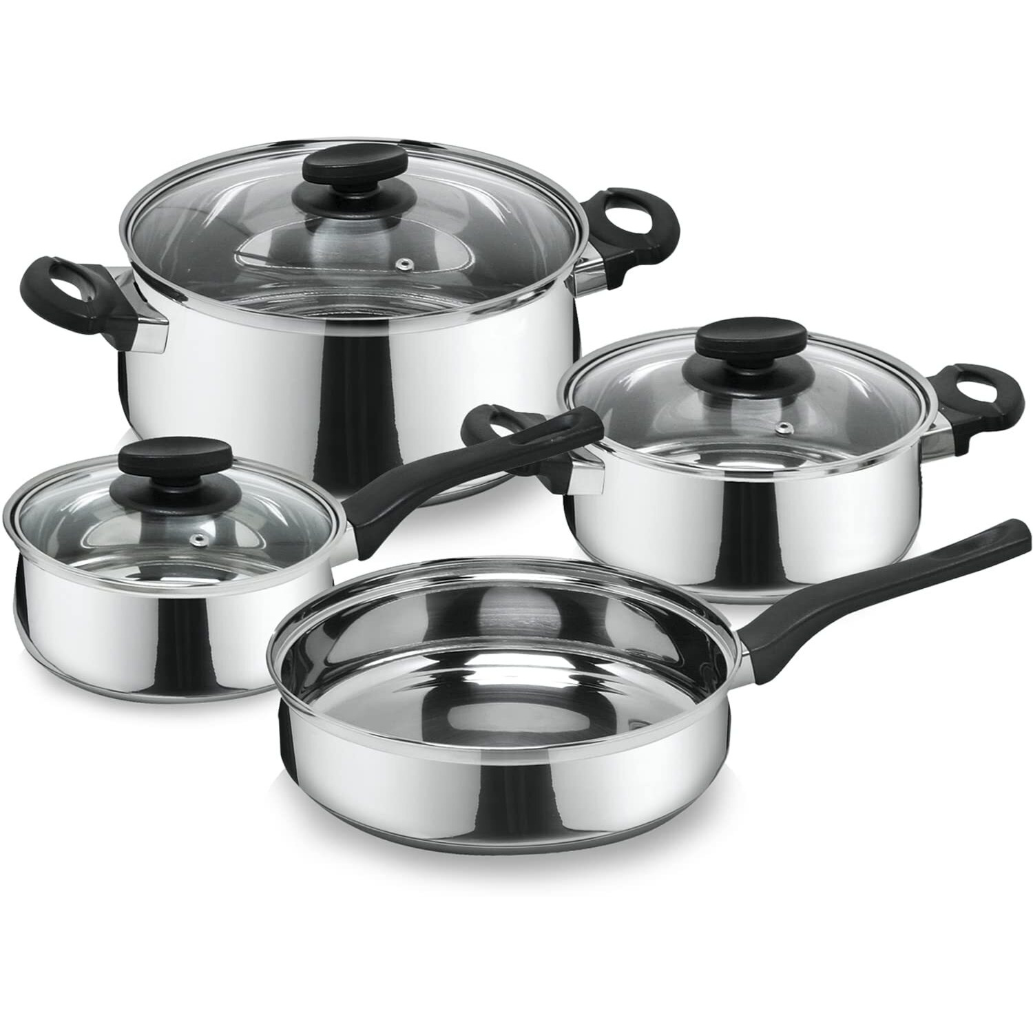Magefesa 01BXDELIS07 Deliss Stainless Steel 7 Piece cookware Set
