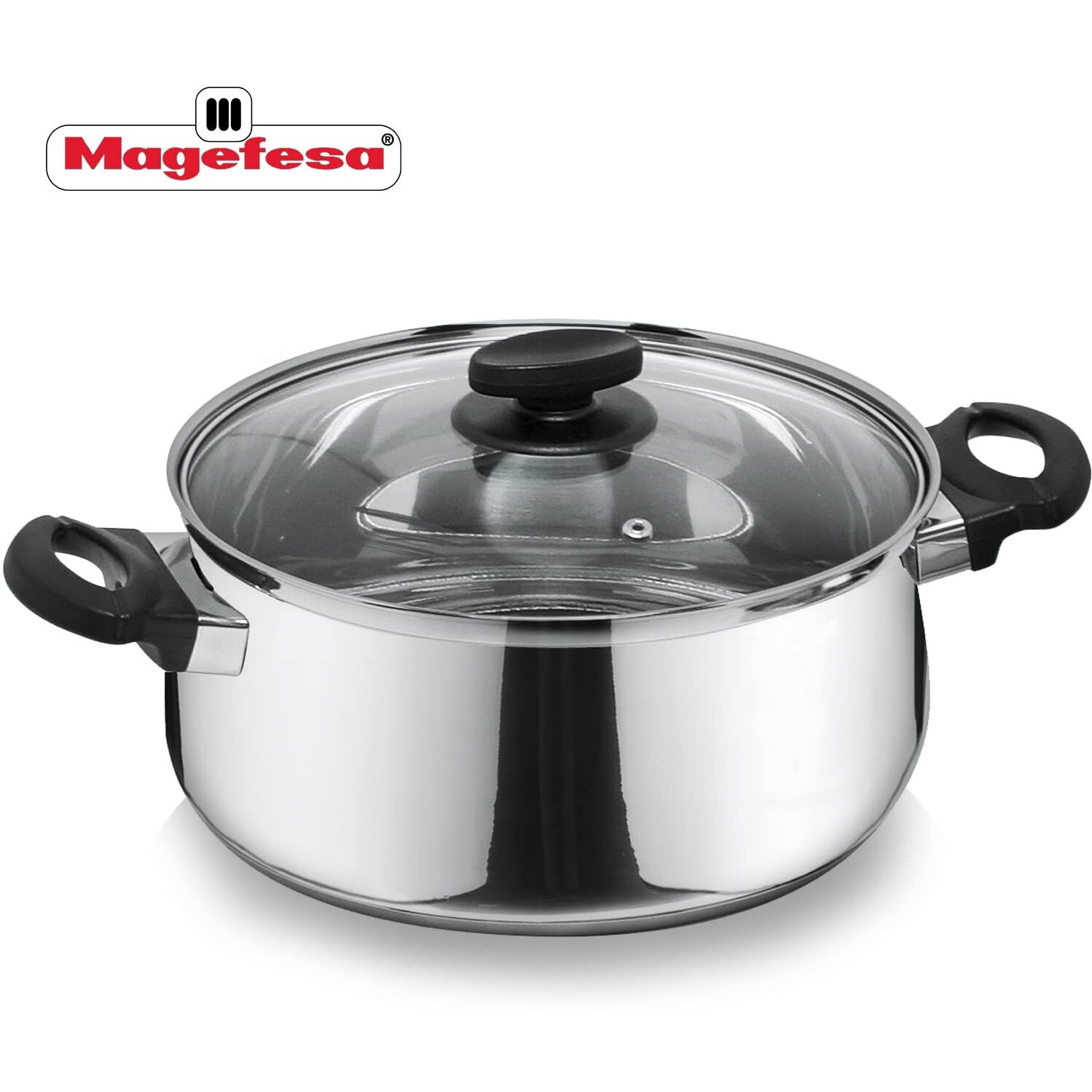 Magefesa 01BXDELIS07 Deliss Stainless Steel 7 Piece cookware Set