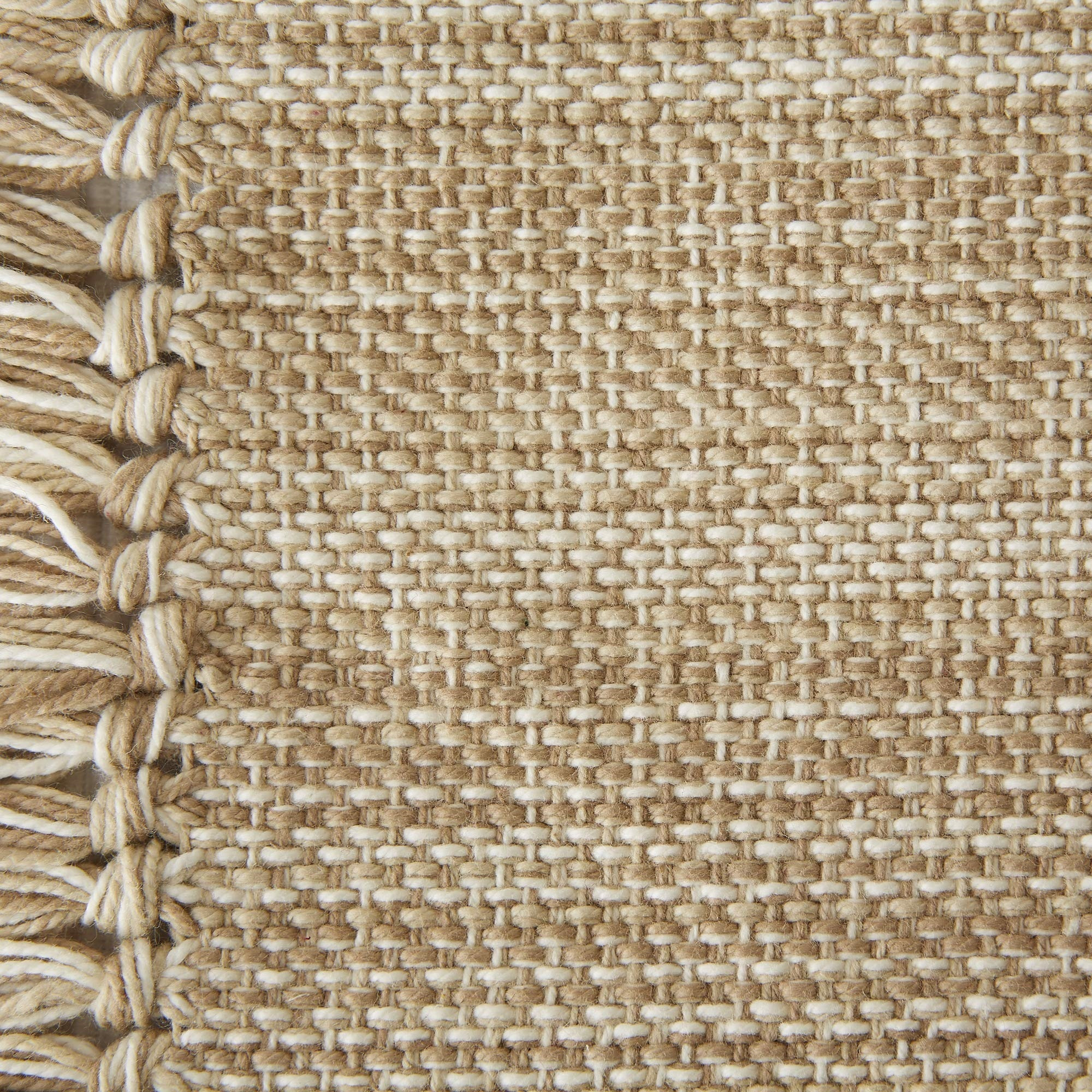 DII Variegated Taupe Fringe Placemat (Set of 6)