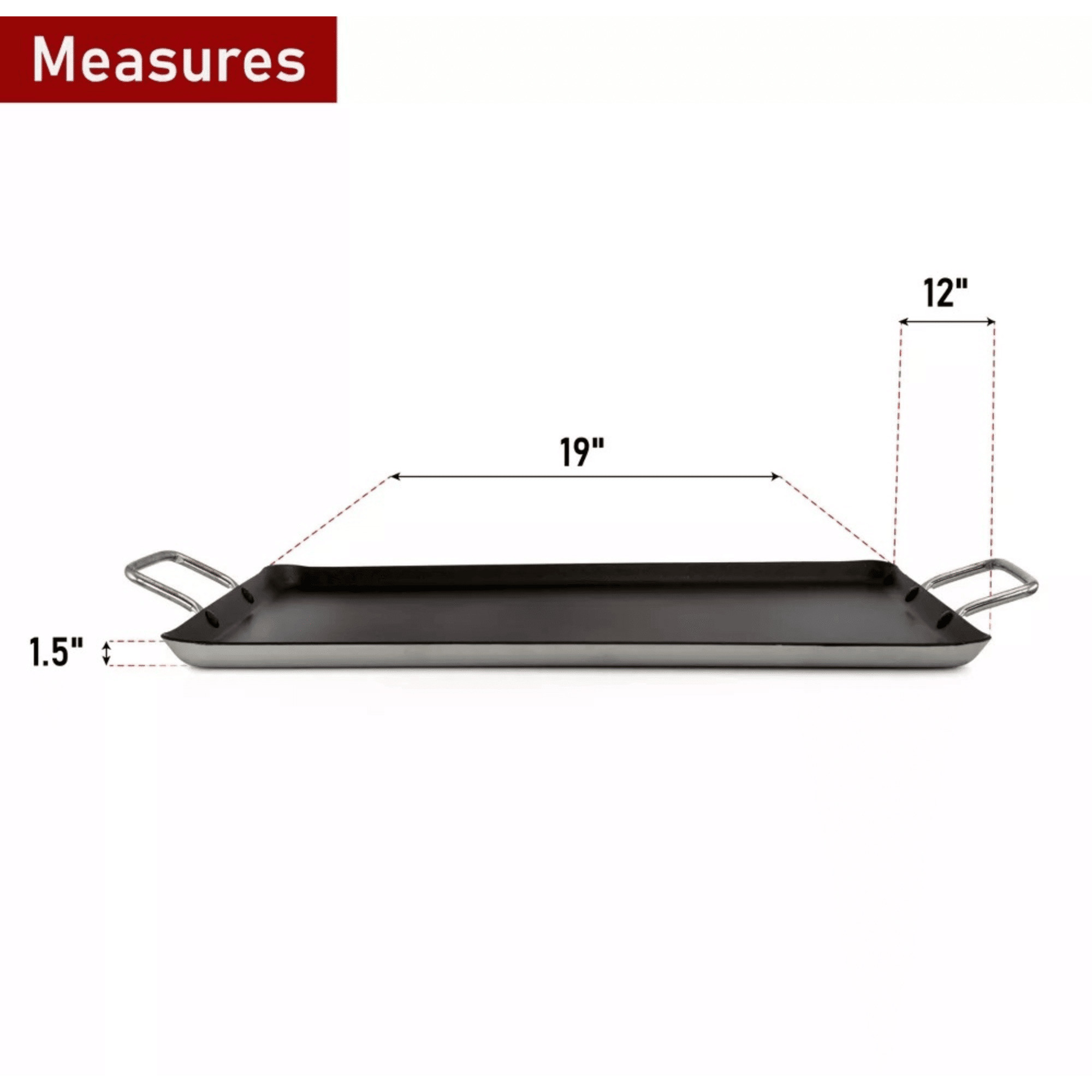 Better Chef 19-Inch Aluminum Non-Stick Double Griddle