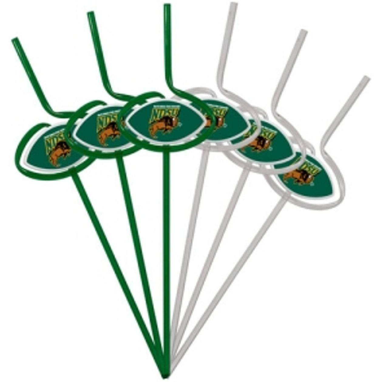 North Dakota State Bison Team Sipper Straws CO