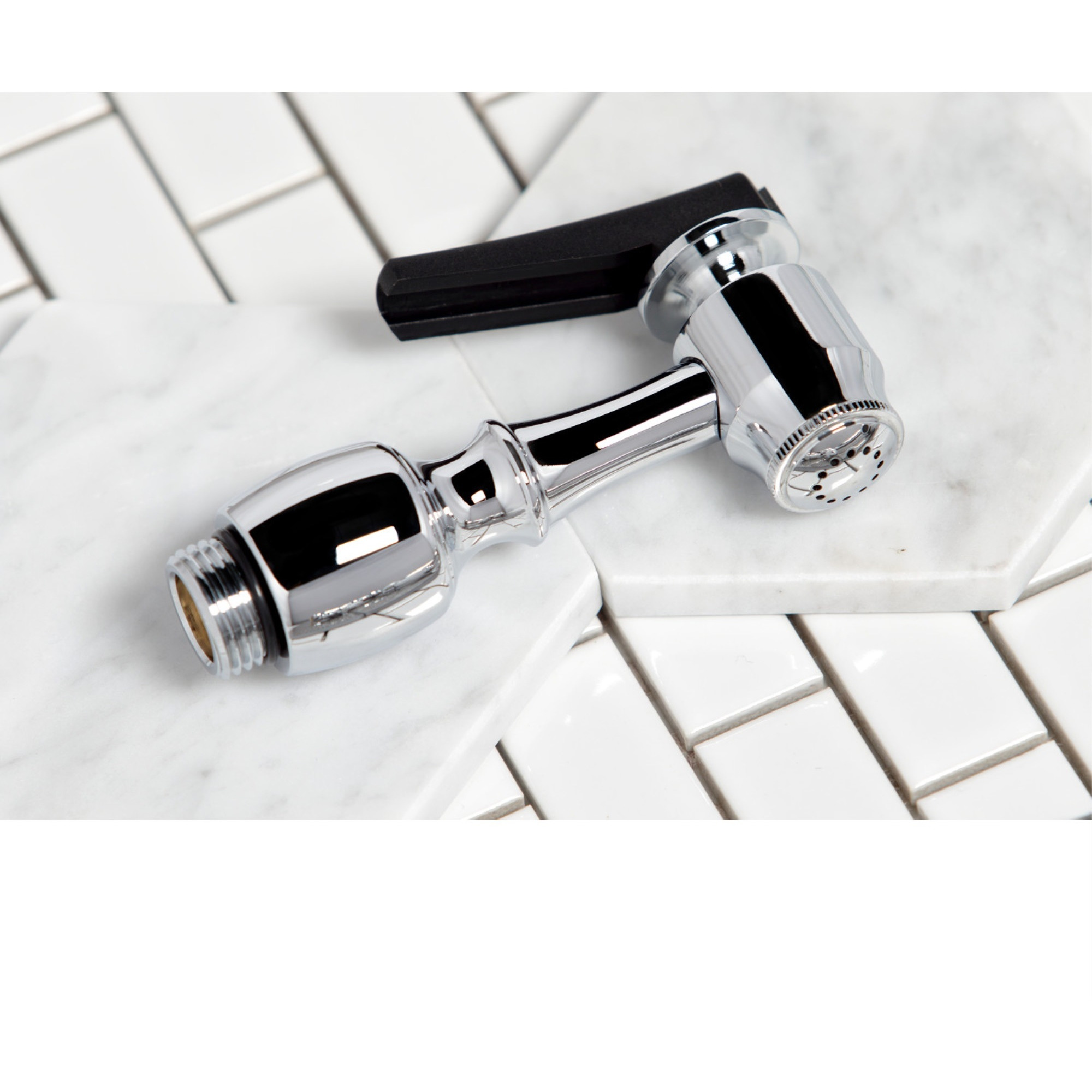 Kingston Brass KB1791TXBS Widespread Kitchen Faucet, Polished Chrome