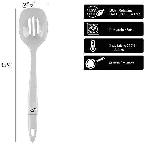 Reston Lloyd Melamine Slotted Spoon - Plum