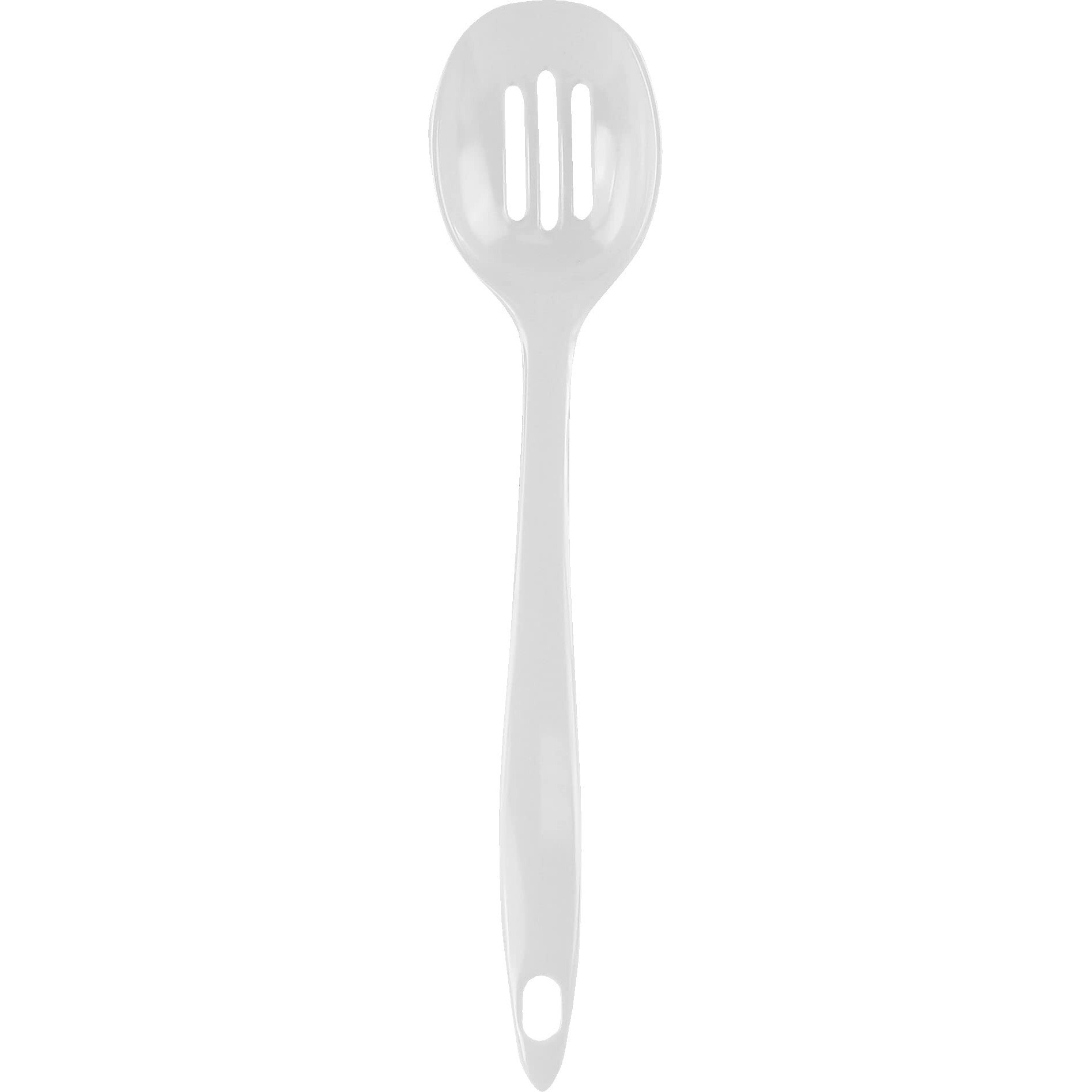 Reston Lloyd Melamine Slotted Spoon - White