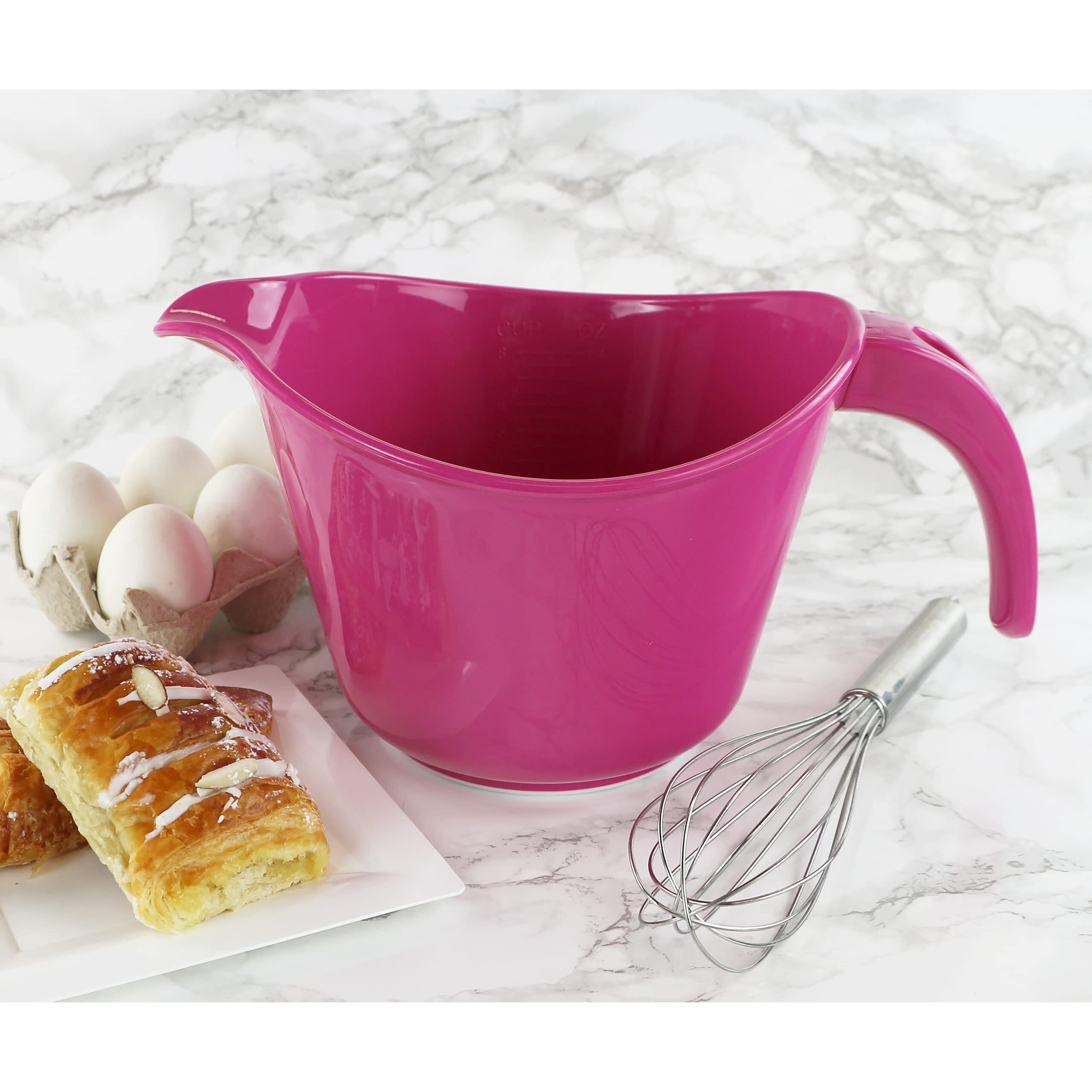 Reston Lloyd 92603 2Qt Microwave Batter Bowl  Magenta
