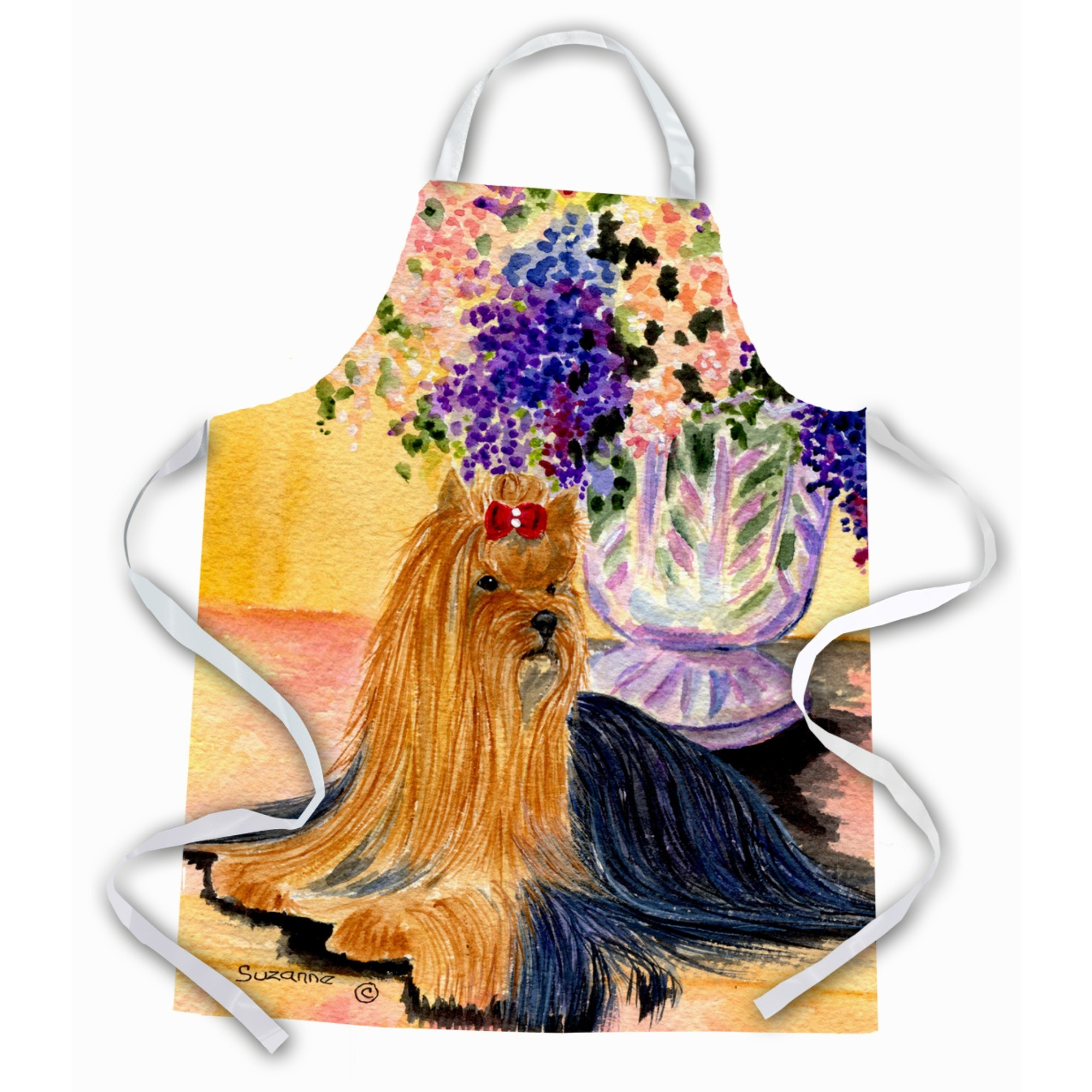 &quotCaroline's Treasures SS8304APRON Yorkie Apron, Large, Multicolor"