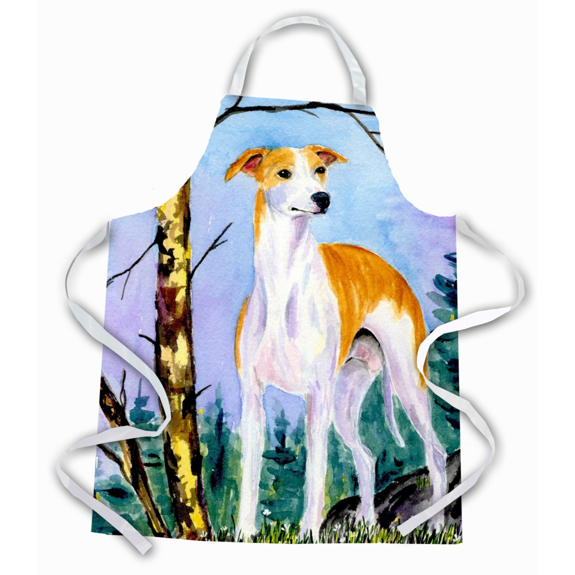 &quotCaroline's Treasures SS8662APRON Whippet Apron, Large, Multicolor"