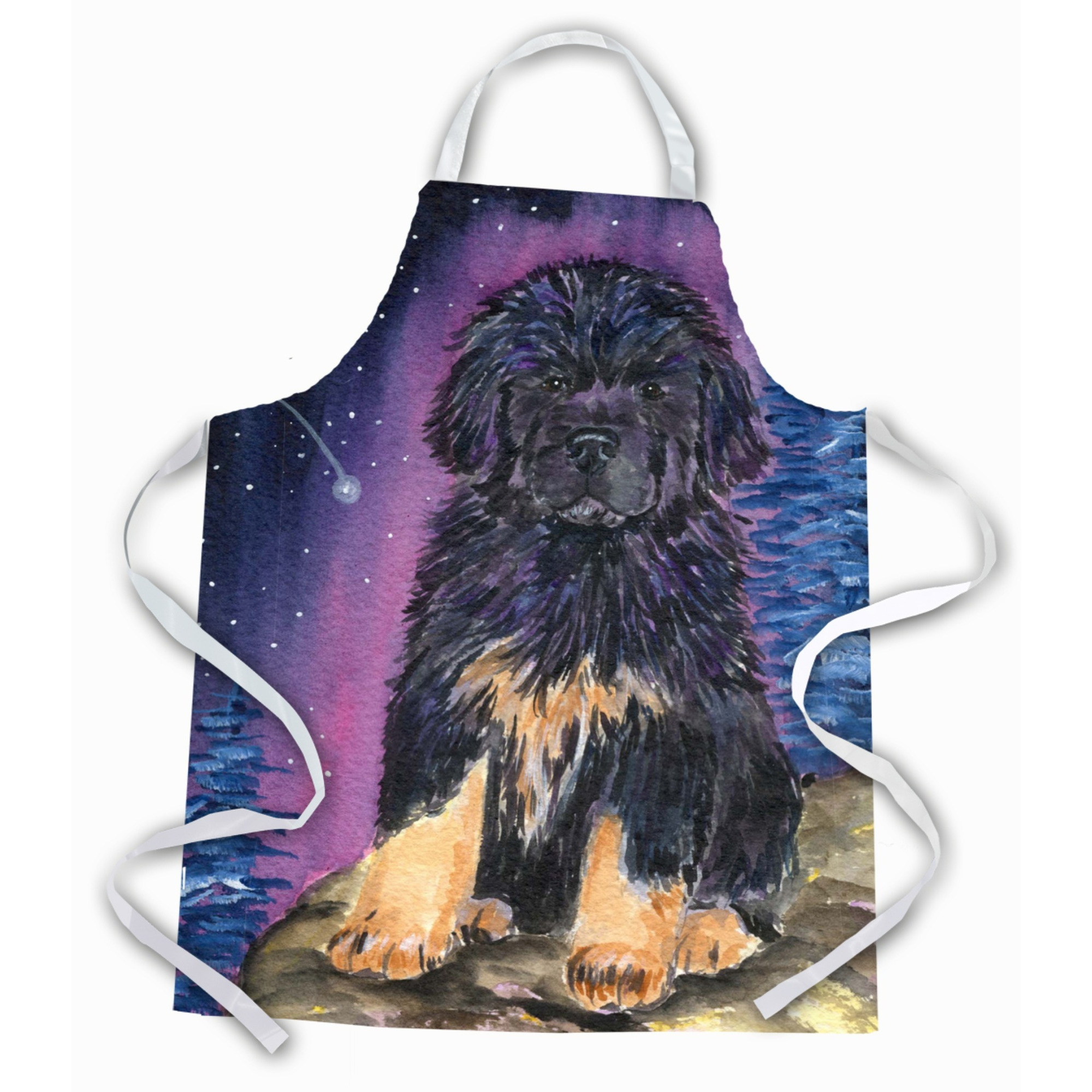 &quotCaroline's Treasures SS8440APRON Starry Night Tibetan Mastiff Apron, Large, Multicolor"