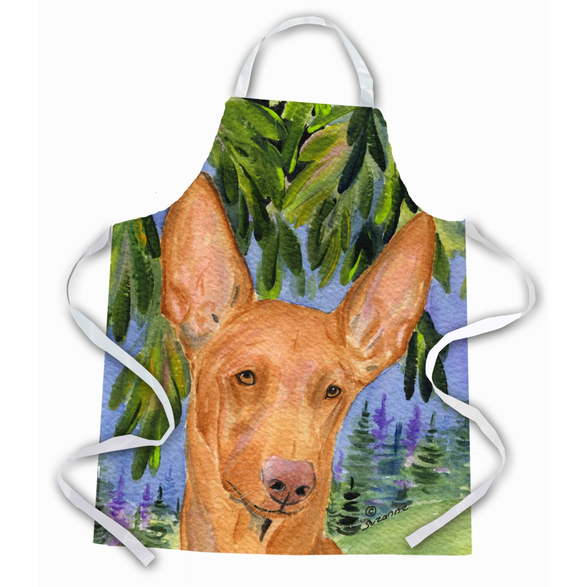 &quotCaroline's Treasures SS8268APRON Pharaoh Hound Apron, Large, Multicolor"