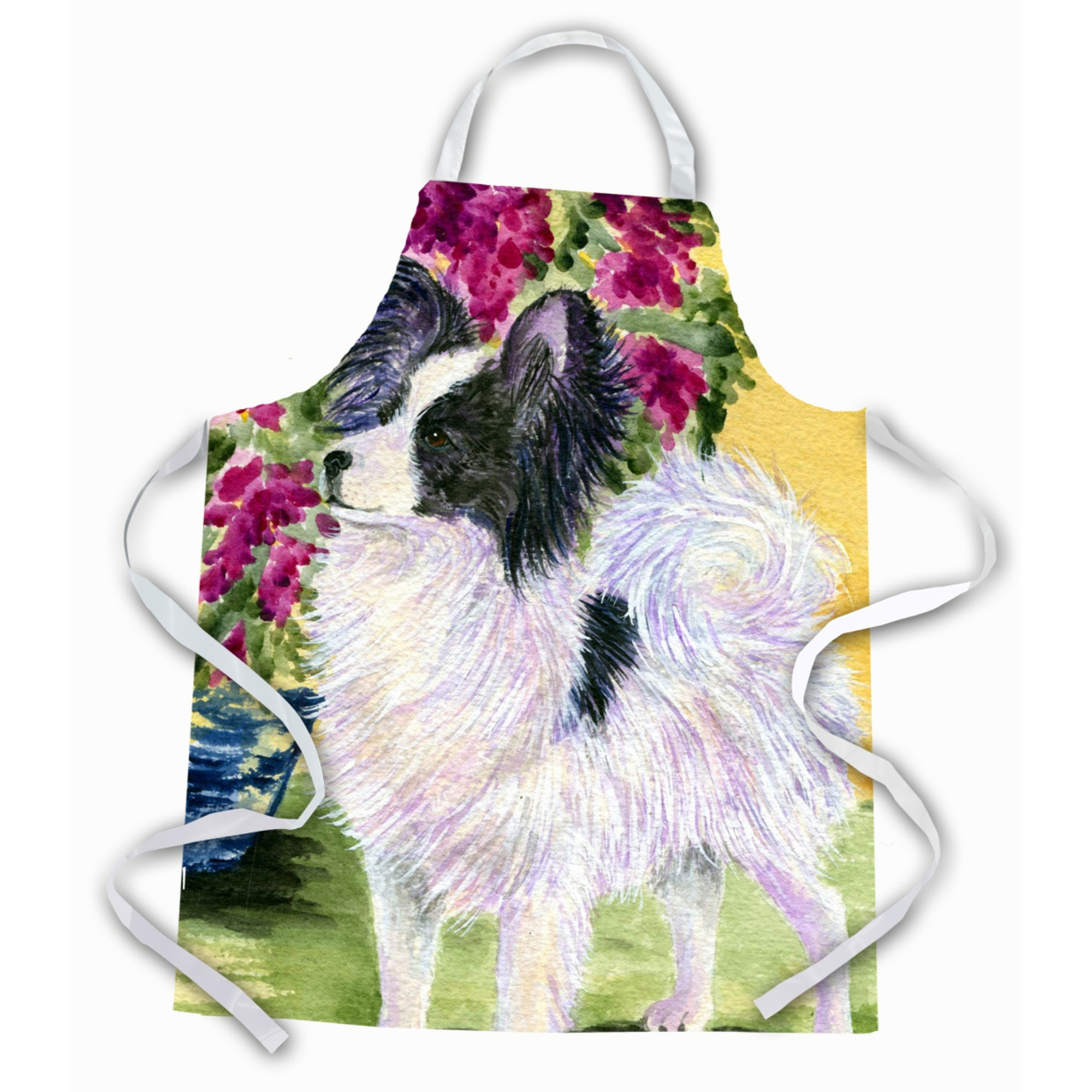 &quotCaroline's Treasures SS8477APRON Papillion Apron, Large, Multicolor"