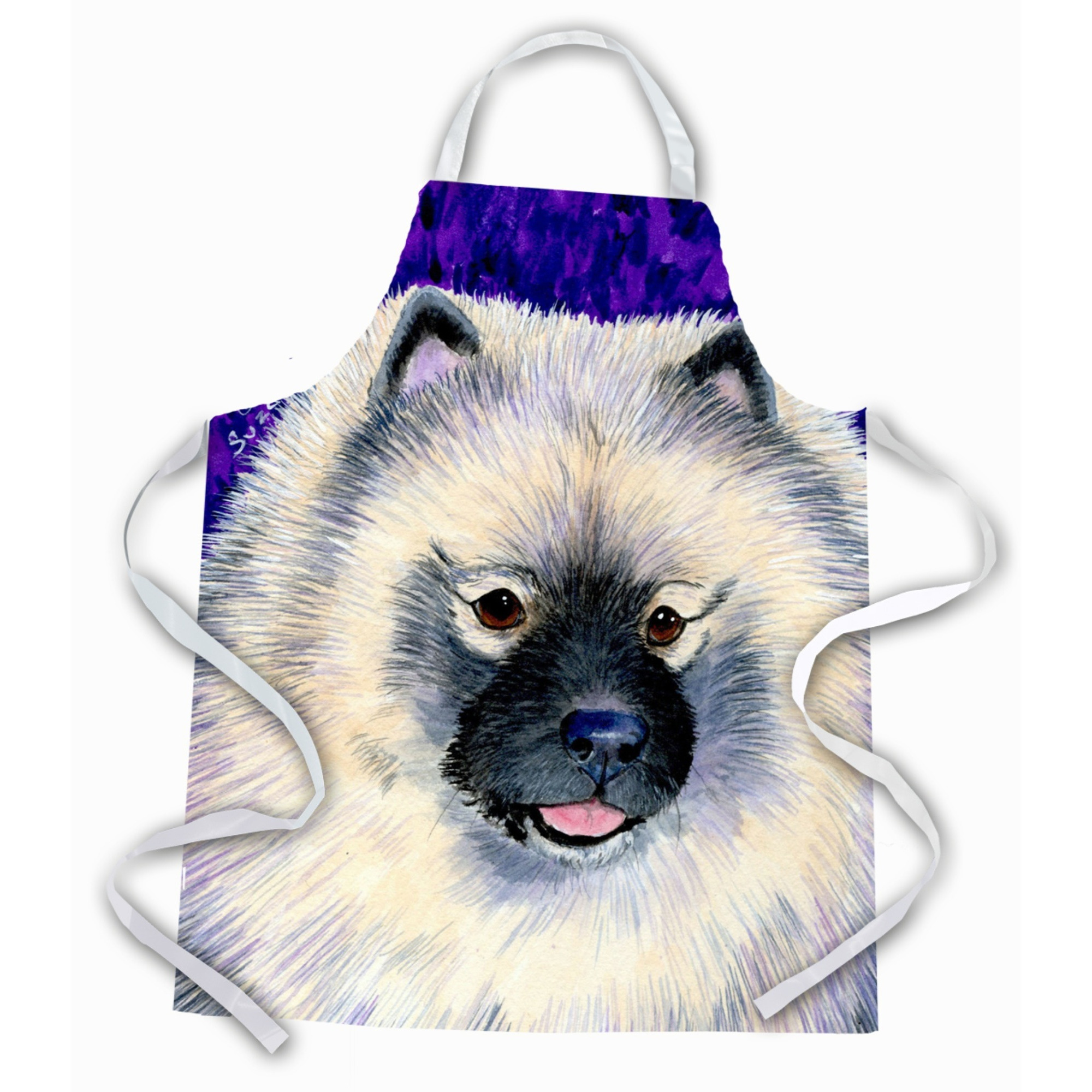 &quotCaroline's Treasures SS8691APRON Keeshond Apron, Large, Multicolor"