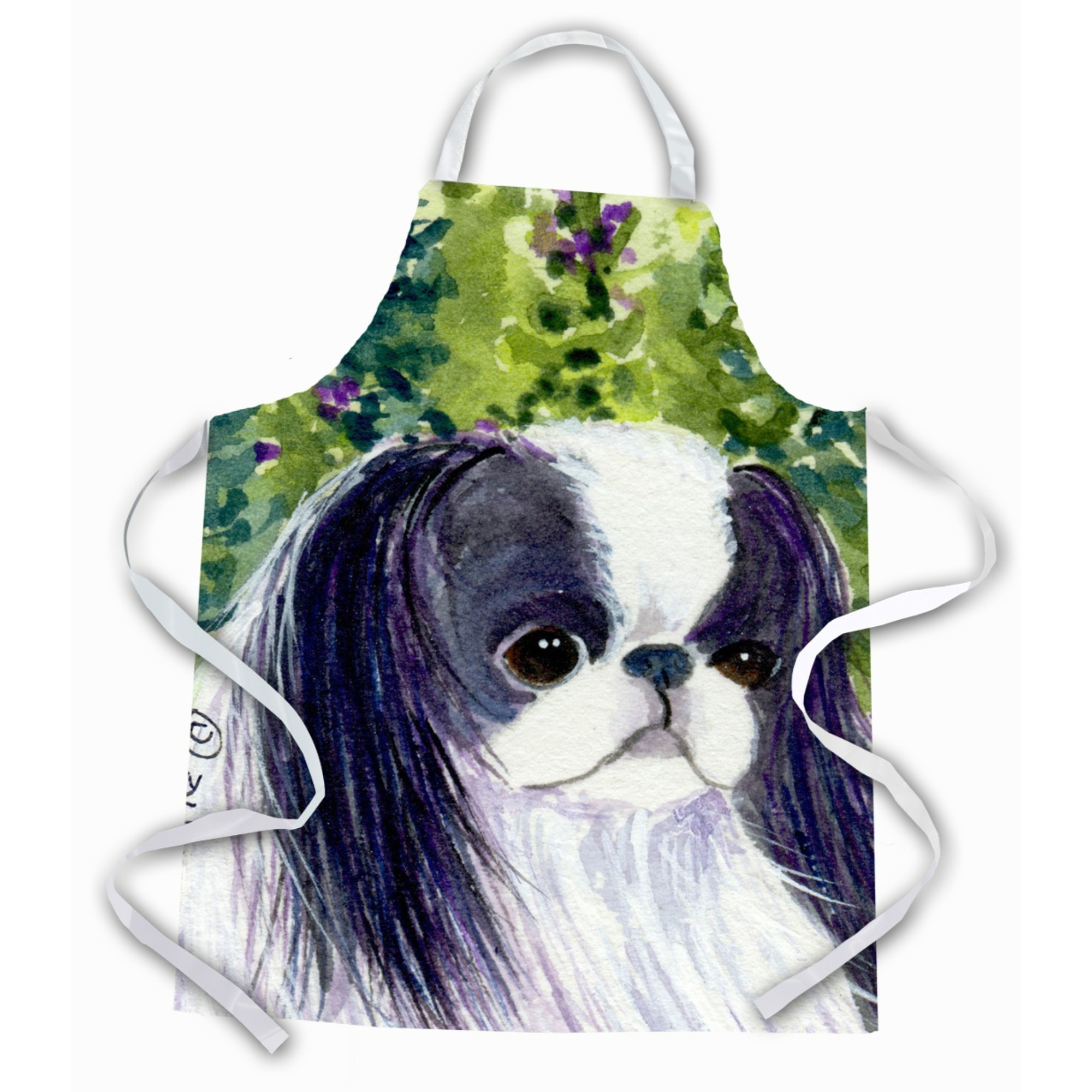 &quotCaroline's Treasures SS8730APRON Japanese Chin Apron, Large, Multicolor"