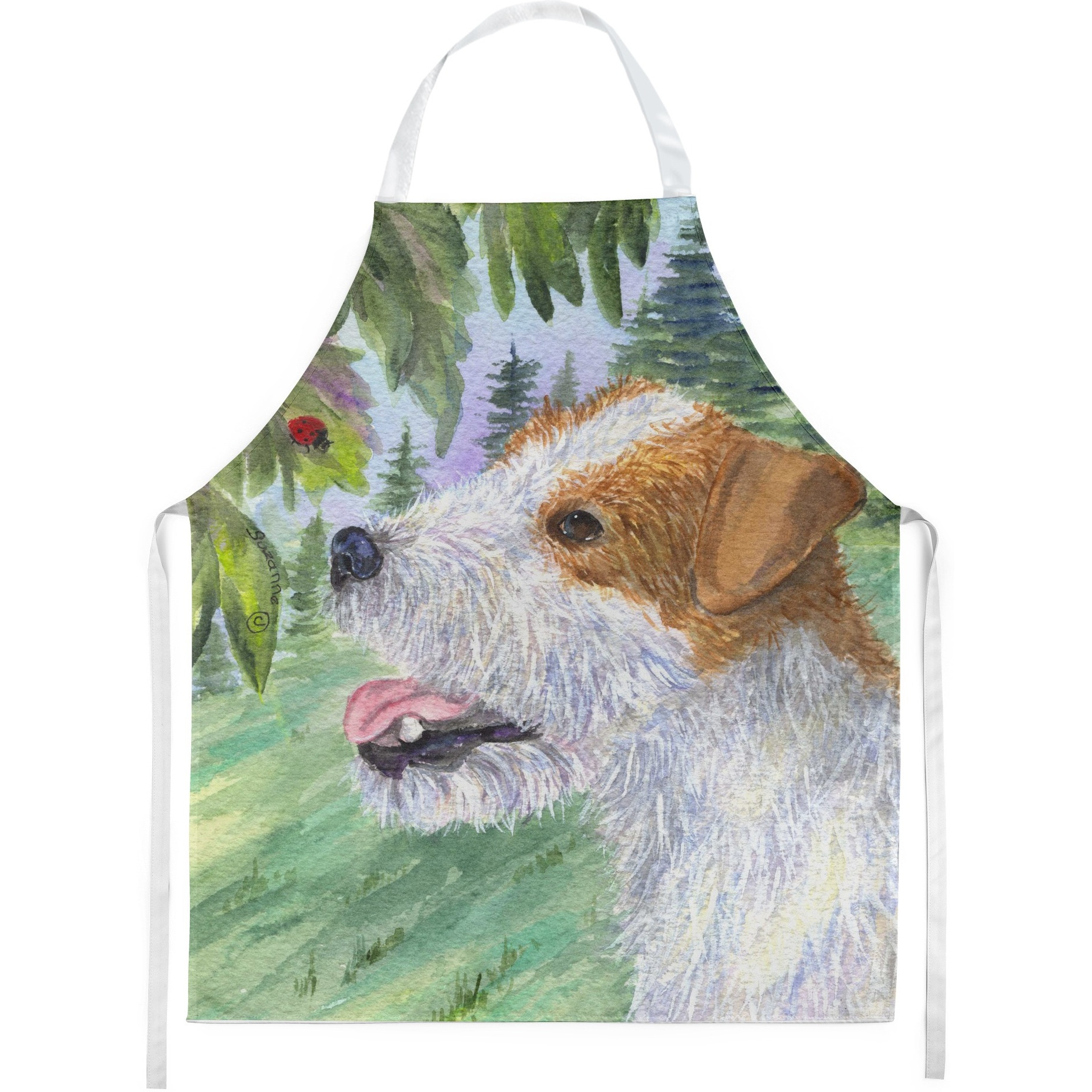 &quotCaroline's Treasures SS8211APRON Jack Russell Terrier Apron, Large, Multicolor"