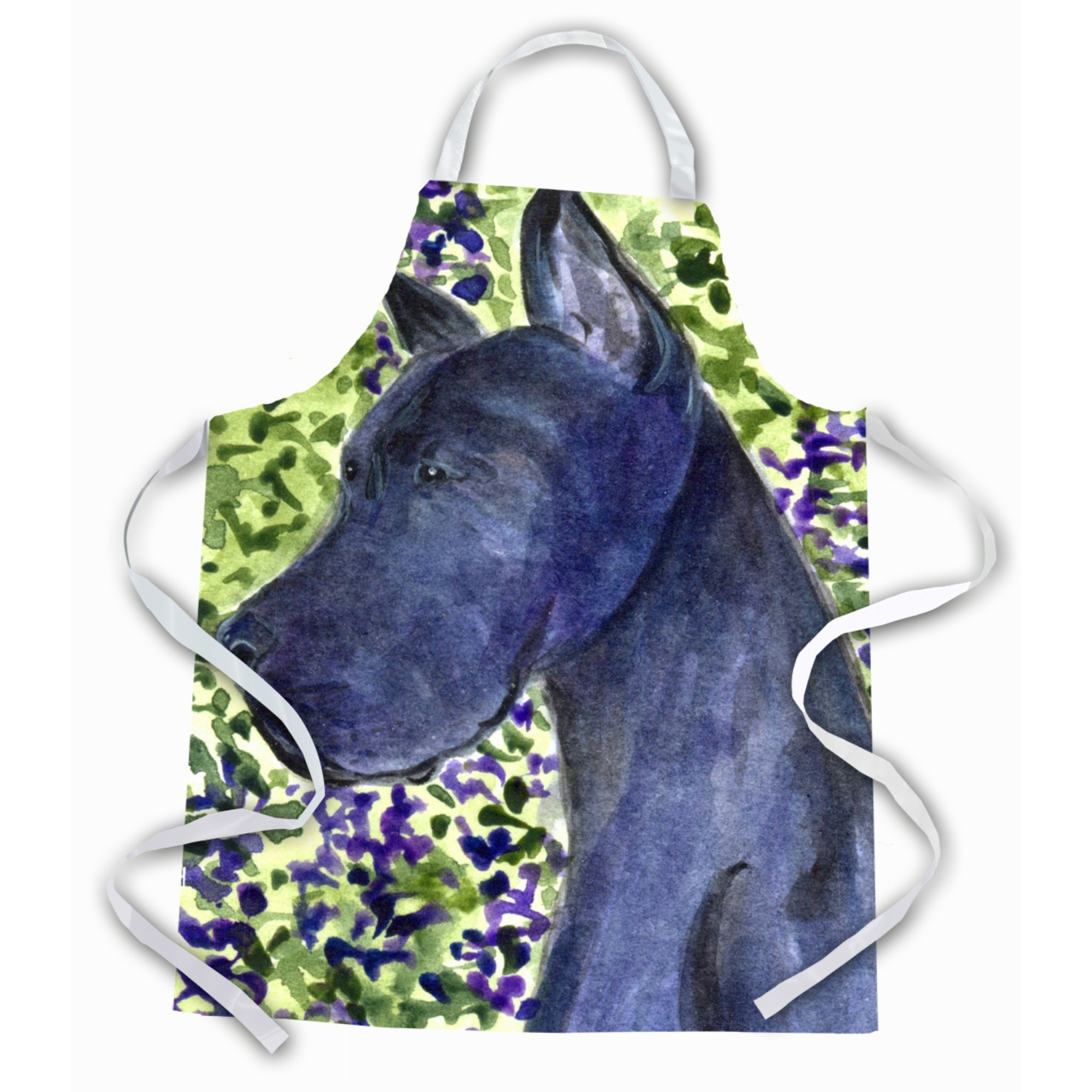 &quotCaroline's Treasures SS8745APRON Great Dane Apron, Large, Multicolor"