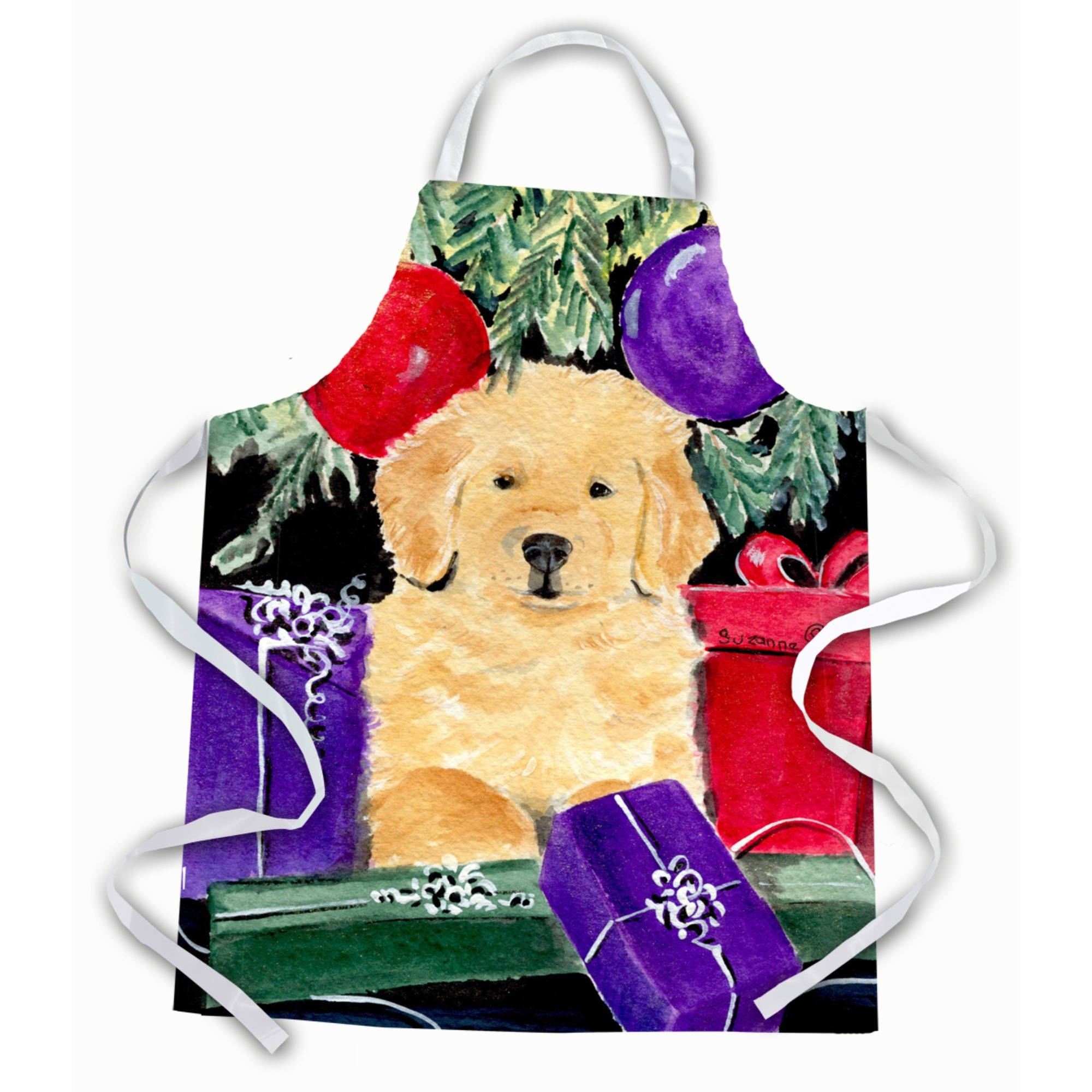 &quotCaroline's Treasures SS8581APRON Golden Retriever Apron, Large, Multicolor"