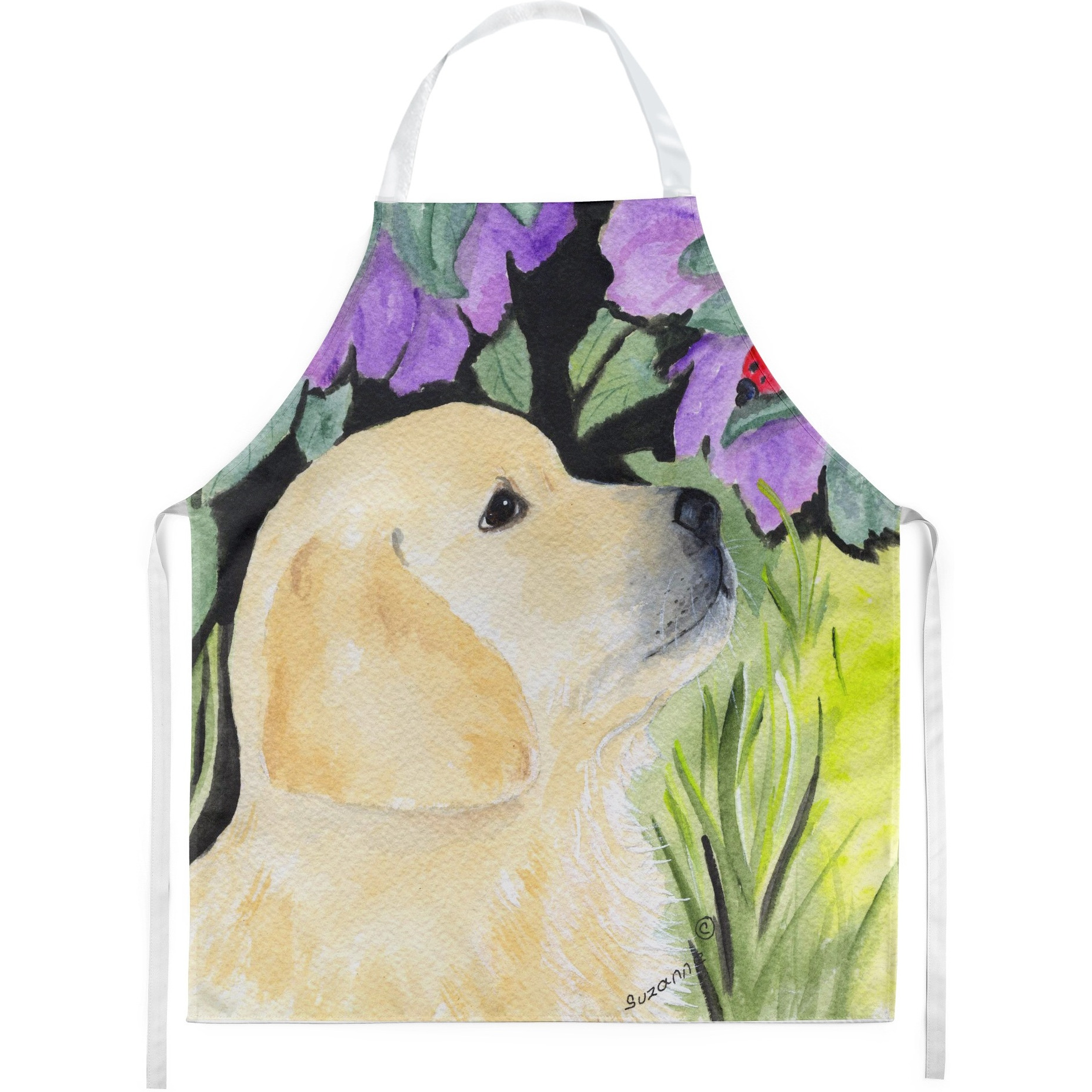 &quotCaroline's Treasures SS8245APRON Golden Retriever Apron, Large, Multicolor"