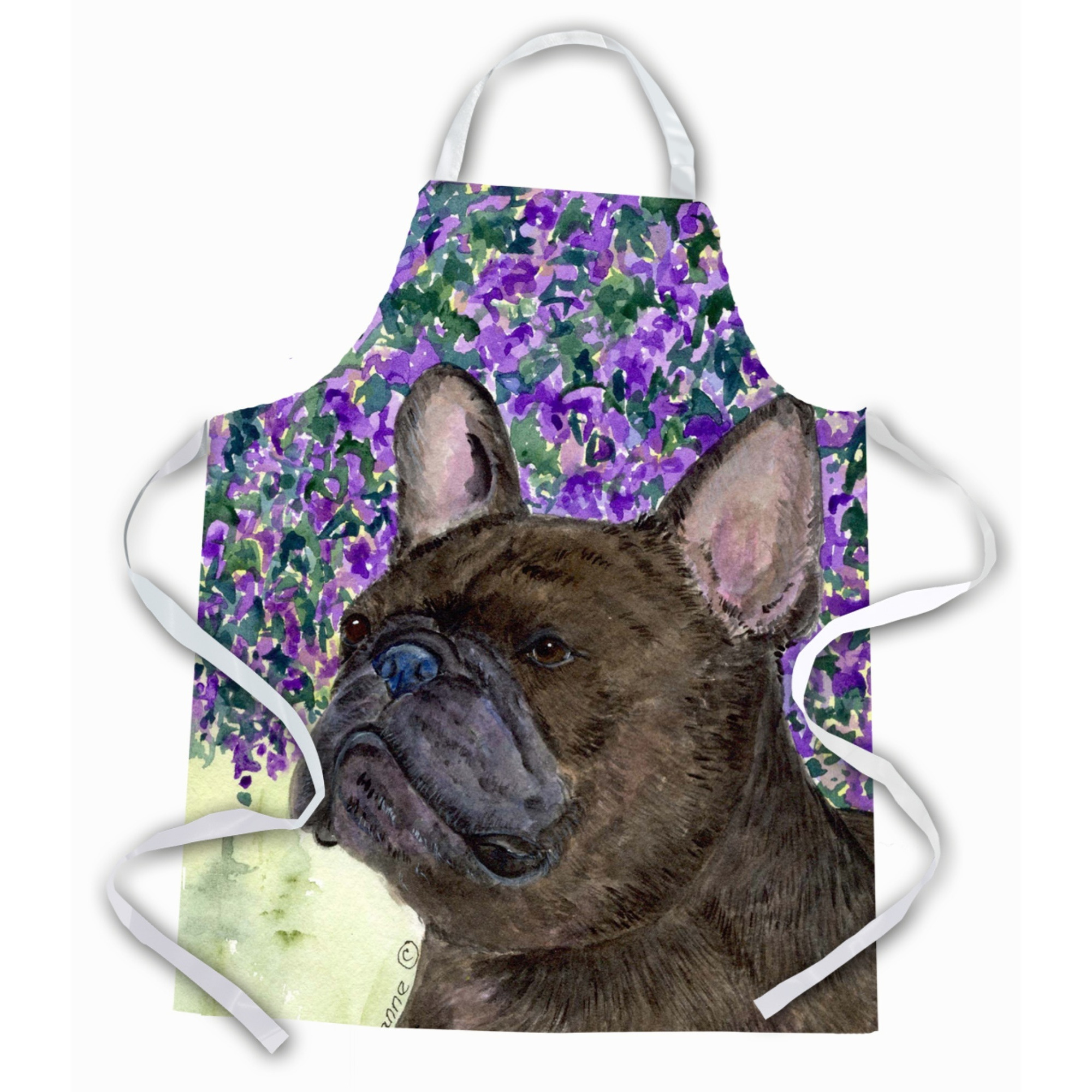 &quotCaroline's Treasures SS8676APRON French Bulldog Apron, Large, Multicolor"