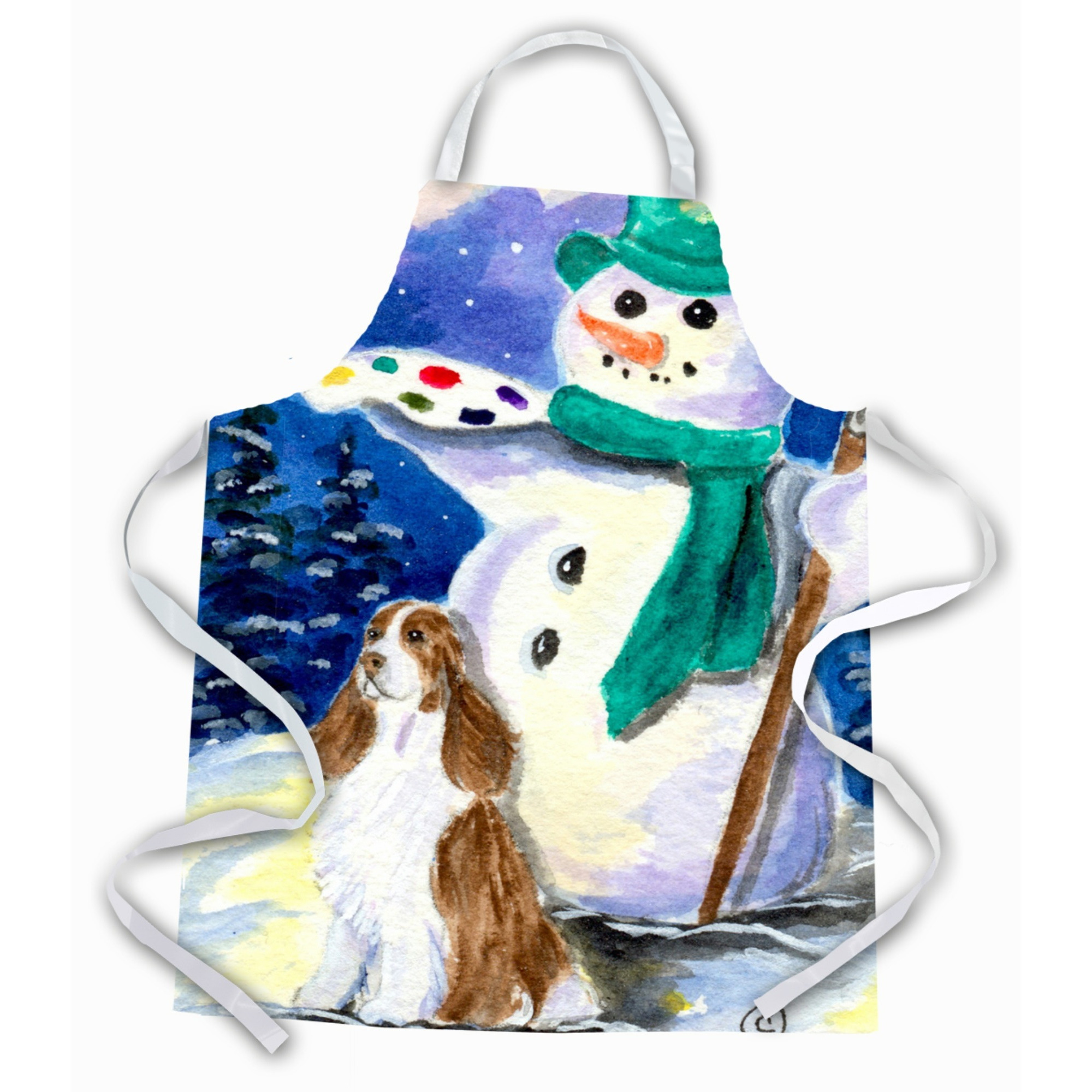 &quotCaroline's Treasures SS1002APRON English Springer Spaniel Apron, Large, Multicolor"