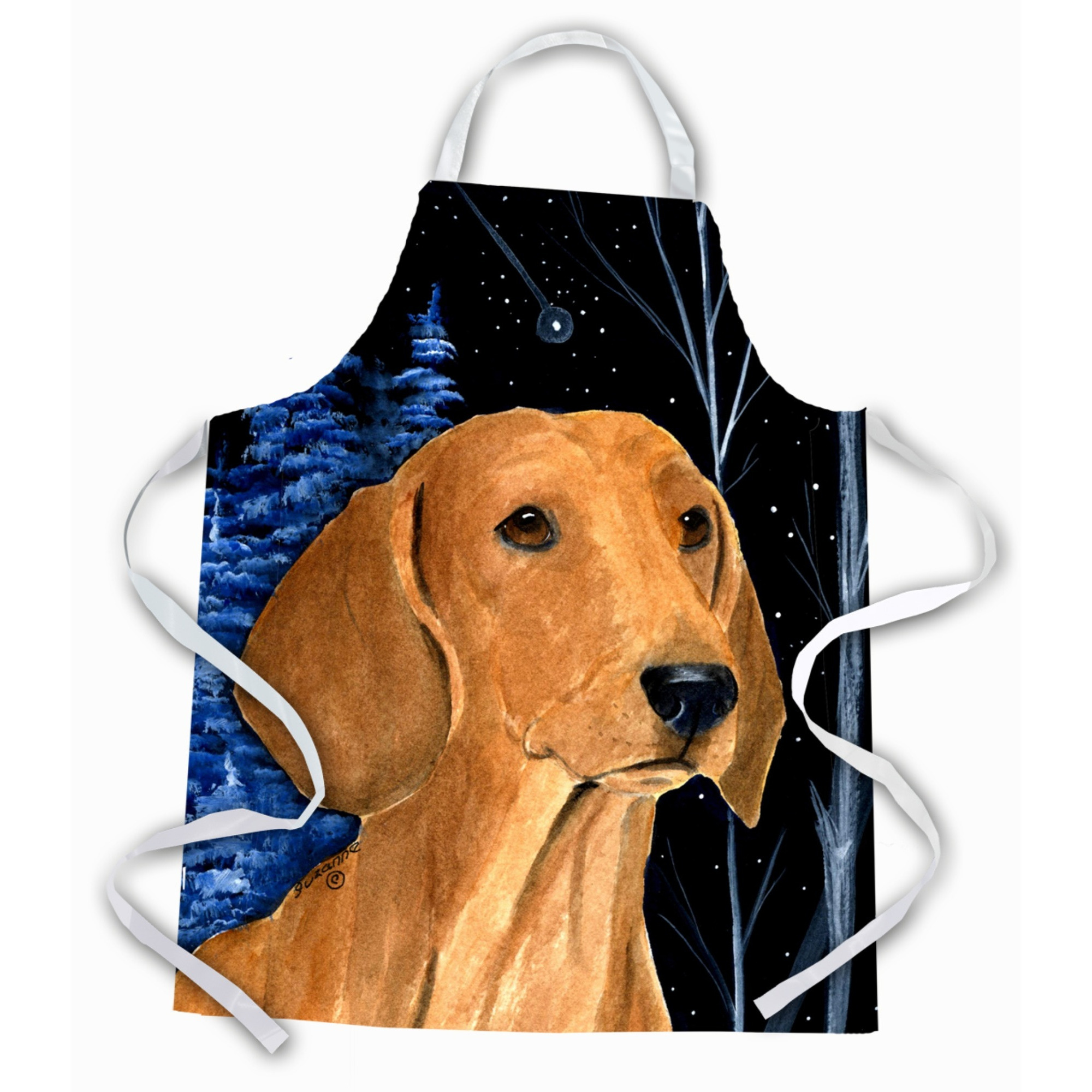 &quotCaroline's Treasures SS8379APRON Starry Night Dachshund Apron, Large, Multicolor"