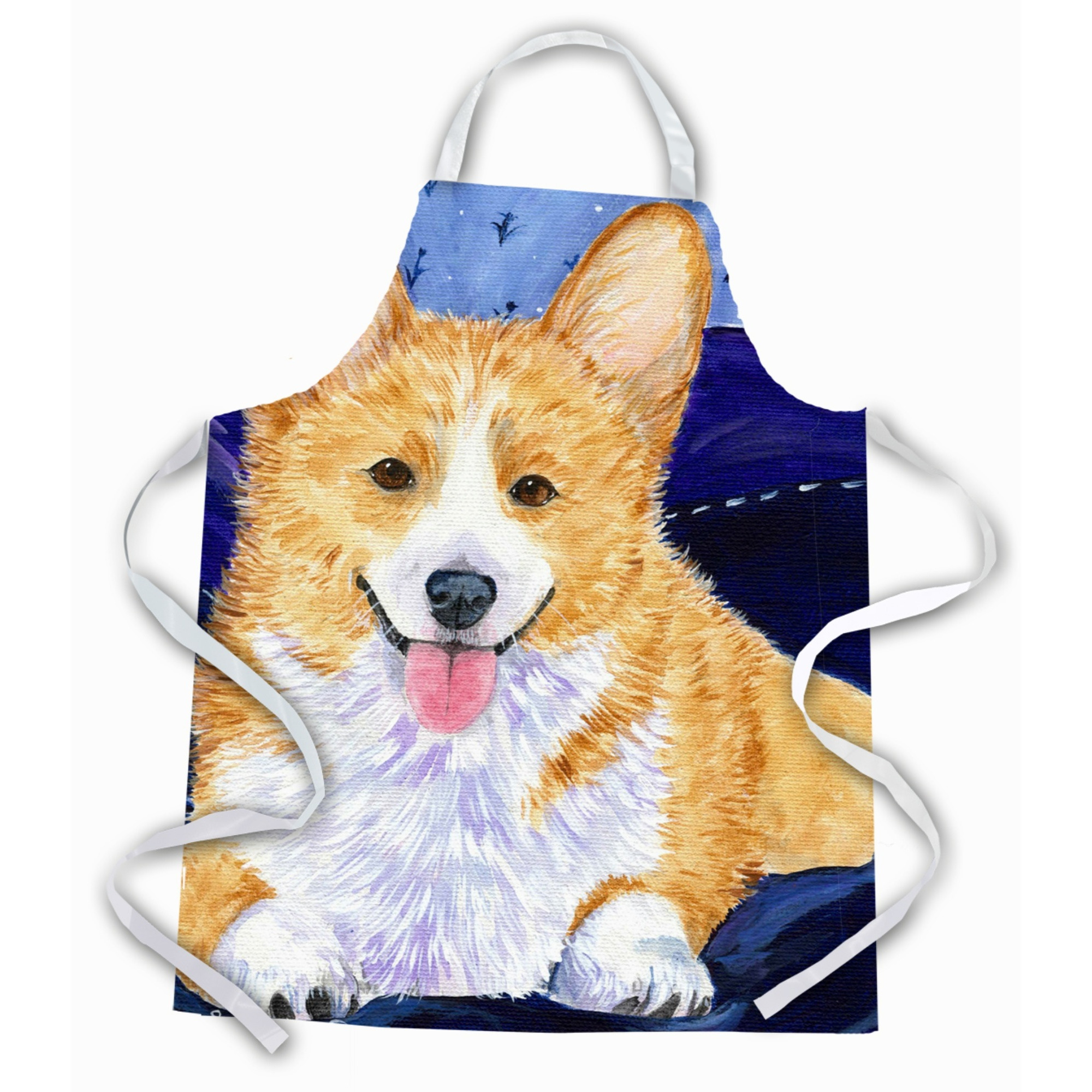 &quotCaroline's Treasures SS8414APRON Corgi Apron, Large, Multicolor"