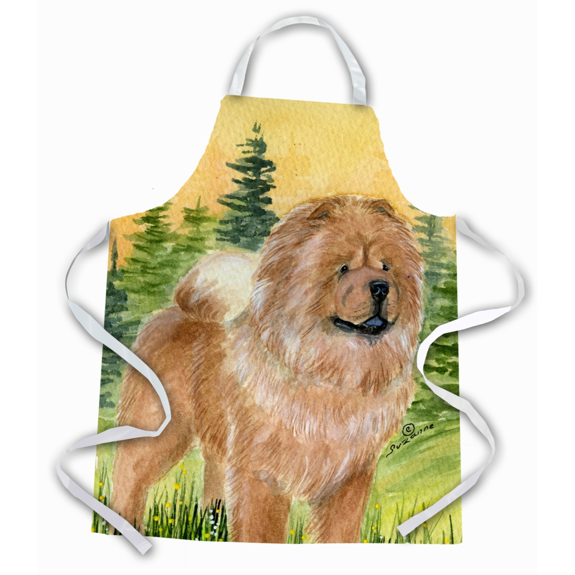 &quotCaroline's Treasures SS7004APRON Chow Chow Apron, Large, Multicolor"