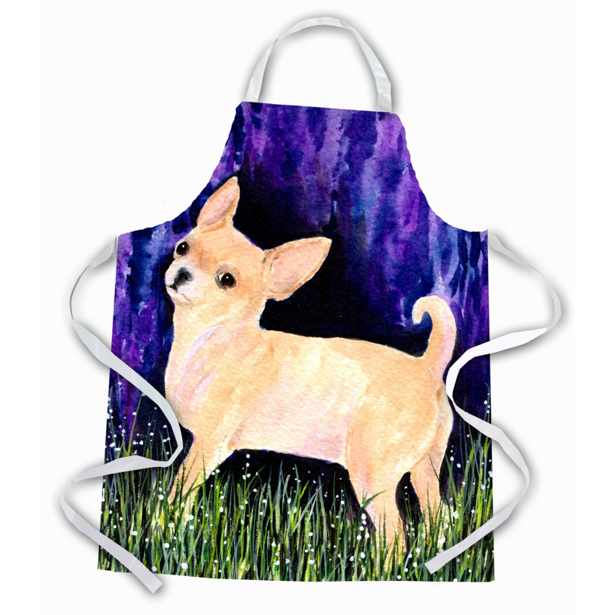 &quotCaroline's Treasures SS8514APRON Starry Night Chihuahua Apron, Large, Multicolor"