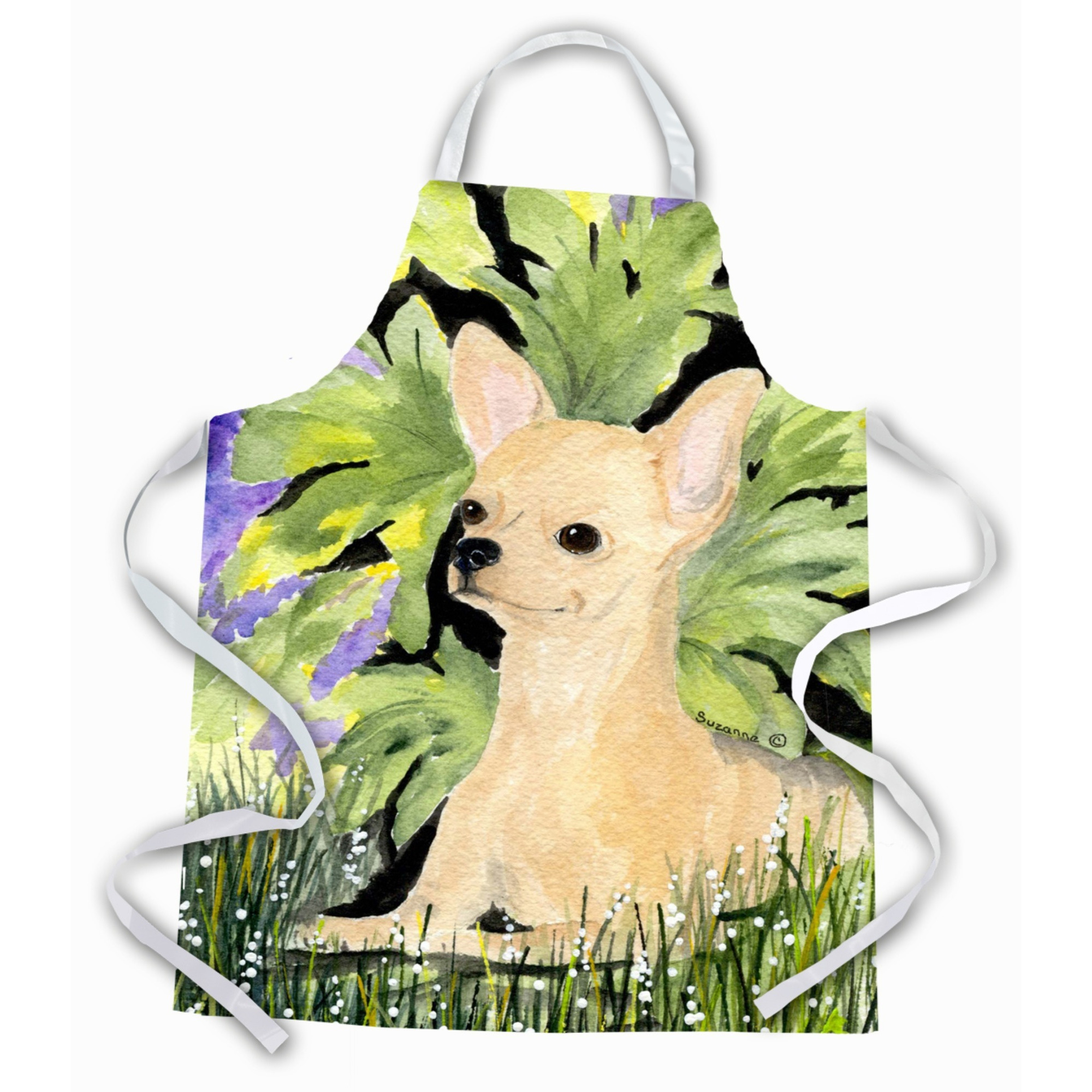&quotCaroline's Treasures SS8325APRON Chihuahua Apron, Large, Multicolor"