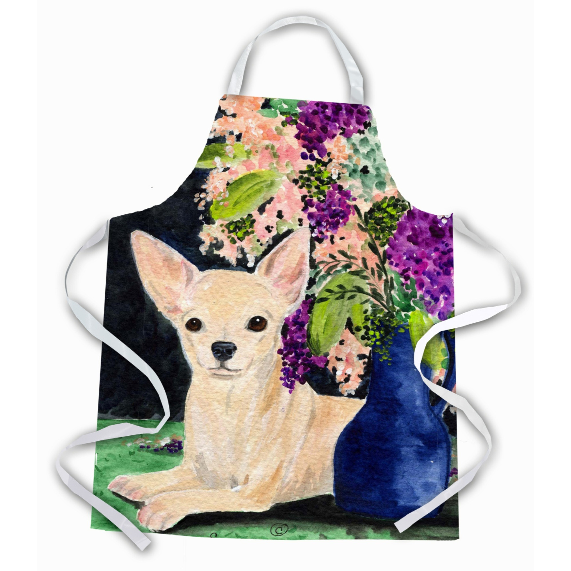 &quotCaroline's Treasures SS8289APRON Chihuahua Apron, Large, Multicolor"