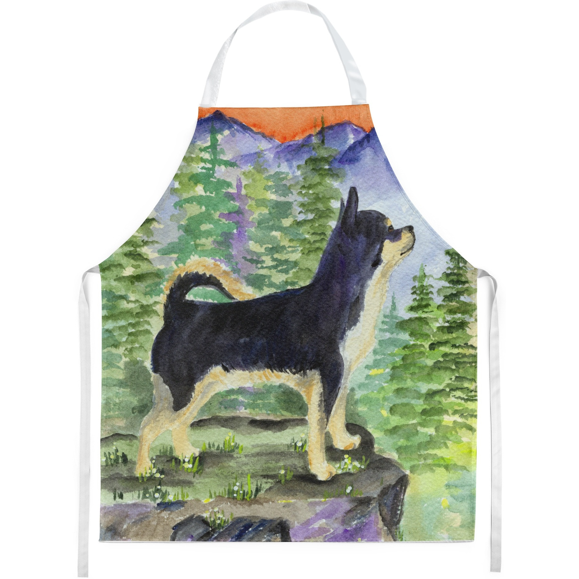&quotCaroline's Treasures SS8230APRON Chihuahua Apron, Large, Multicolor"