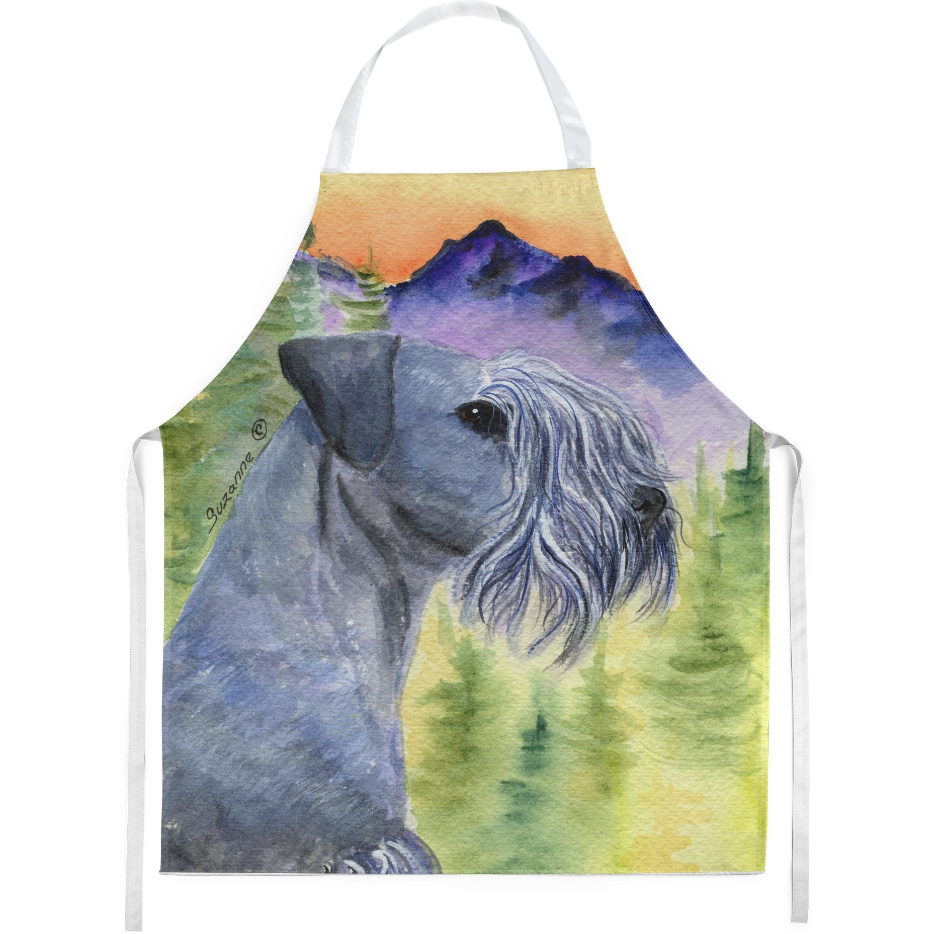 &quotCaroline's Treasures SS8232APRON Cesky Terrier Apron, Large, Multicolor"