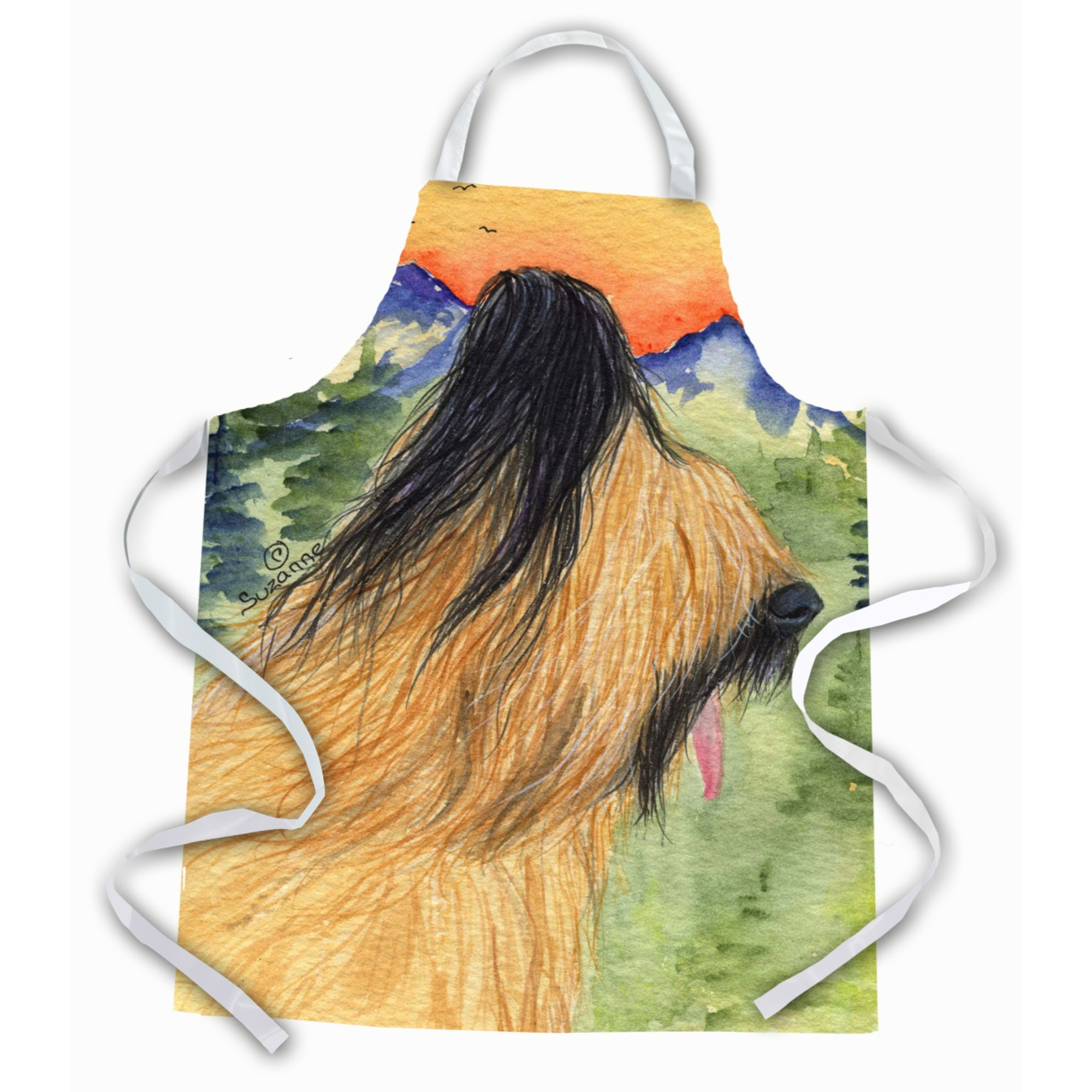 &quotCaroline's Treasures SS8318APRON Briard Apron, Large, Multicolor"
