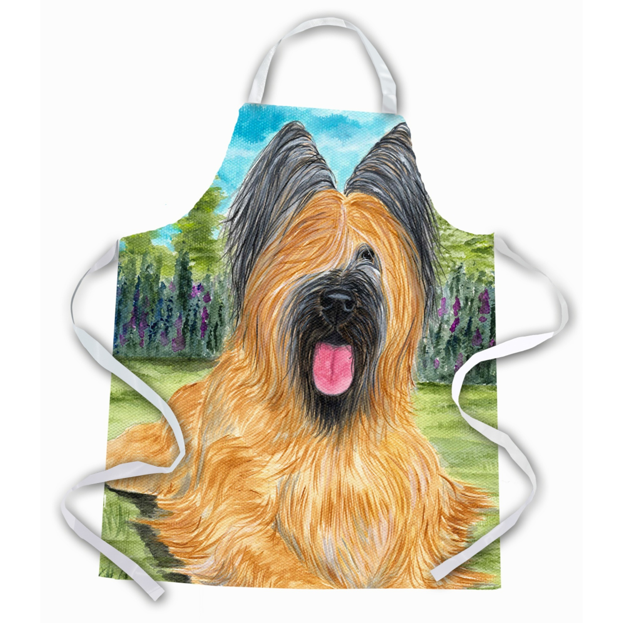 &quotCaroline's Treasures SS8035APRON Briard Apron, Large, Multicolor"