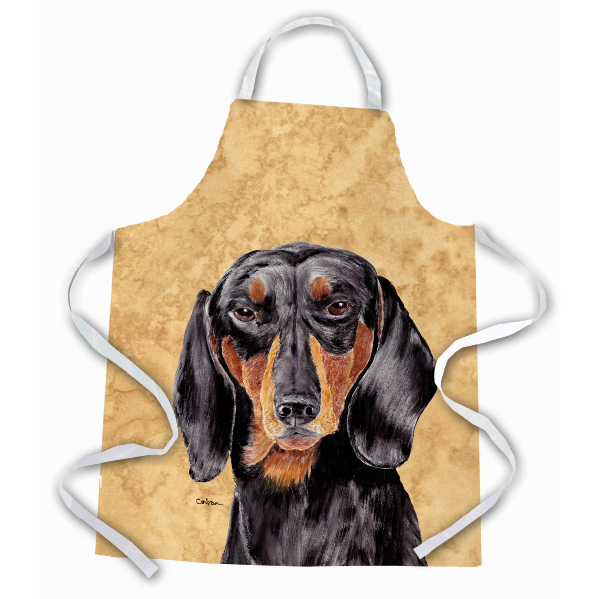 &quotCaroline's Treasures SC9139APRON Dachshund Apron, Large, Multicolor"