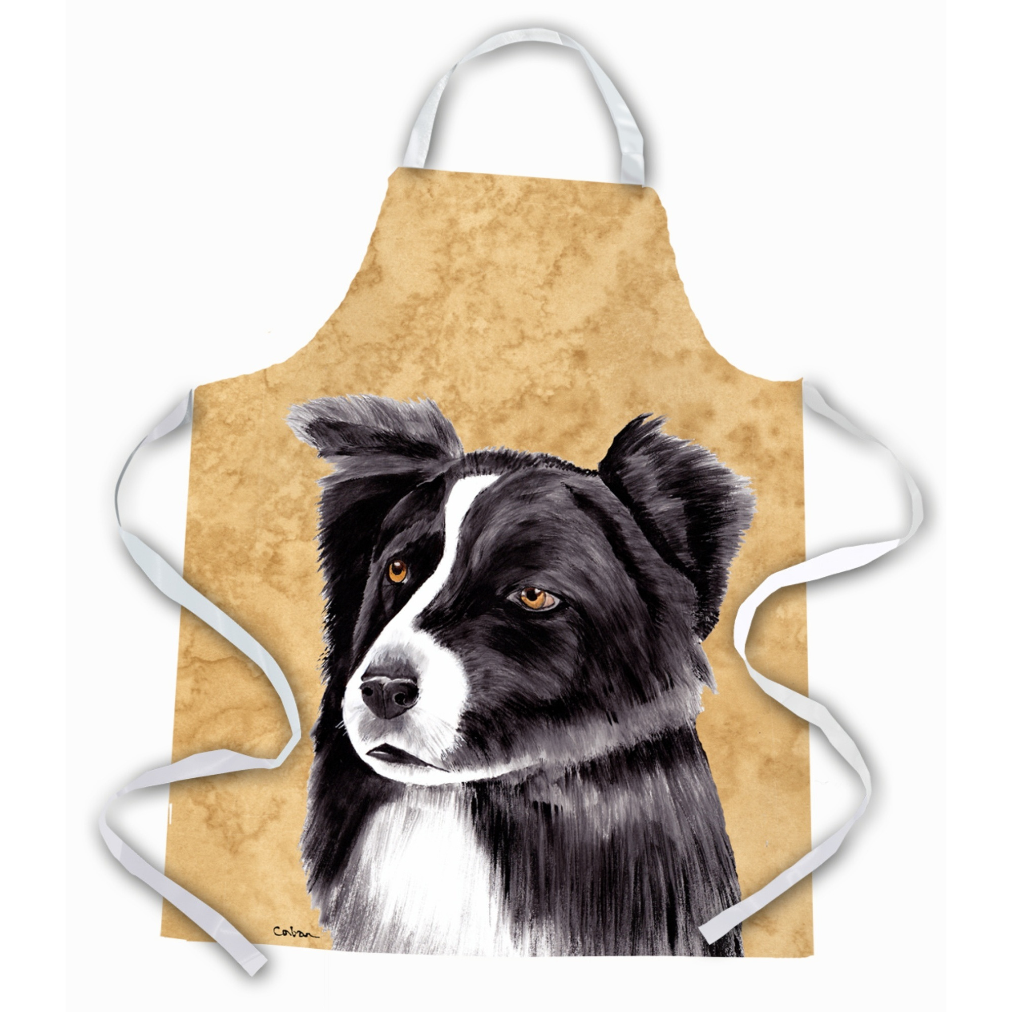 &quotCaroline's Treasures SC9138APRON Border Collie Apron, Large, Multicolor"