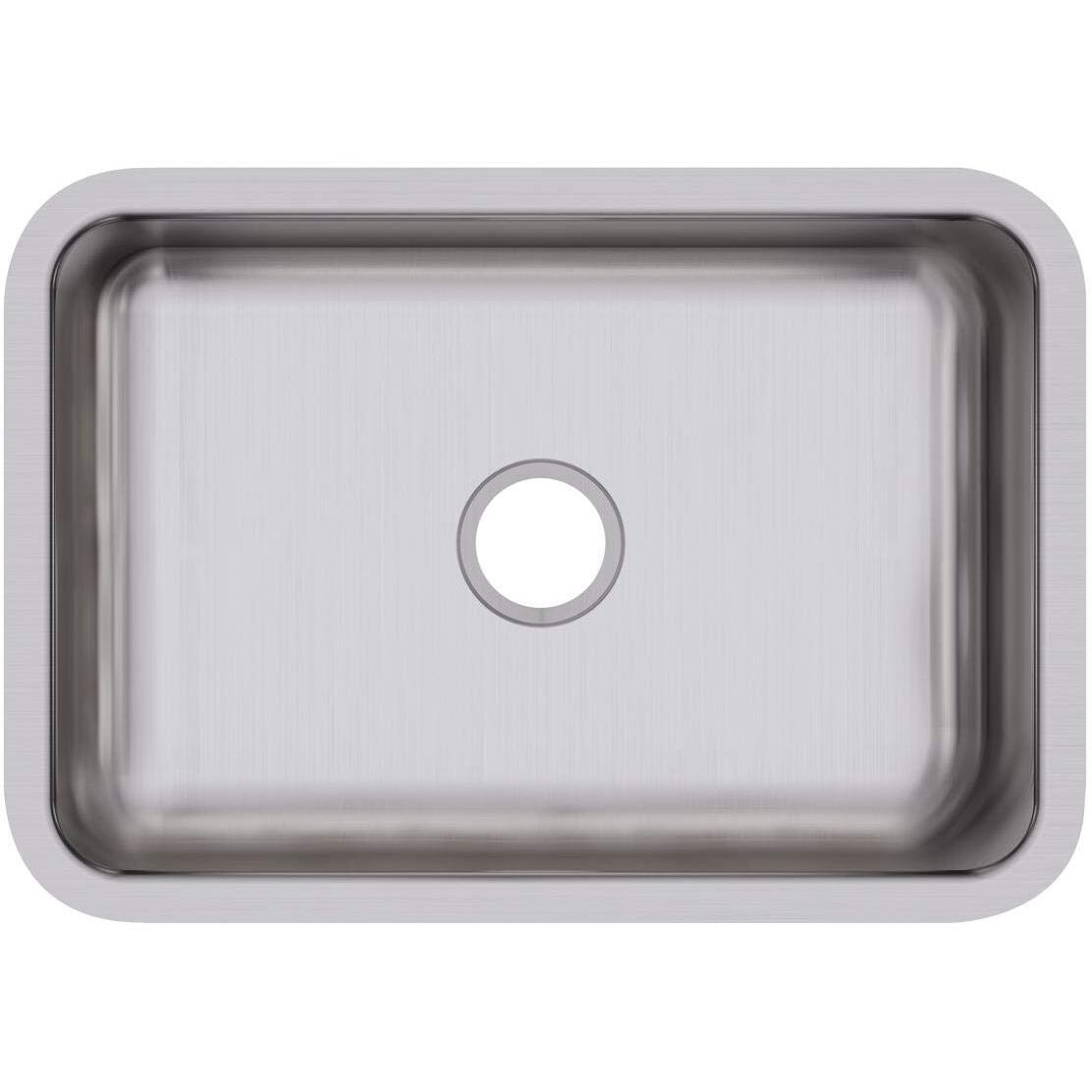 Elkay Dayton Stainless Steel 26-1/2" x 18-1/2" x 8", Single Bowl Undermount Sink