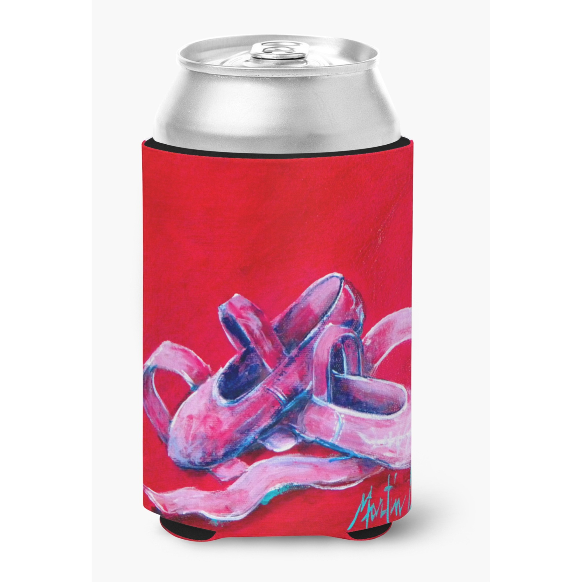 Ballet Little Slippers Can or Bottle Beverage Insulator Hugger