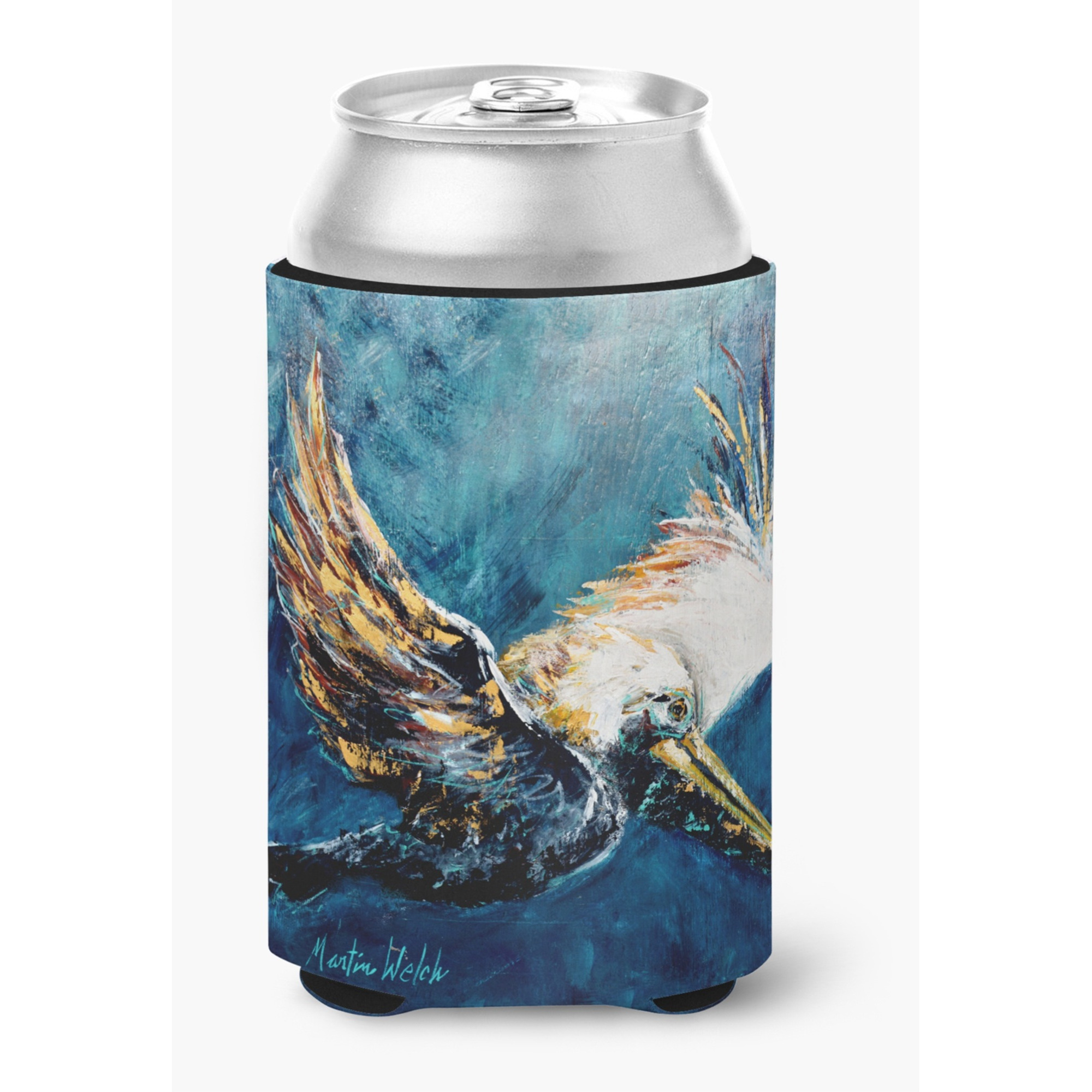 Bird - Pelican Go For It Can or Bottle Beverage Insulator Hugger